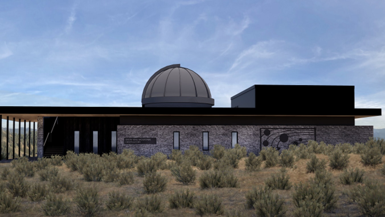 Artist rendering of completed observatory.