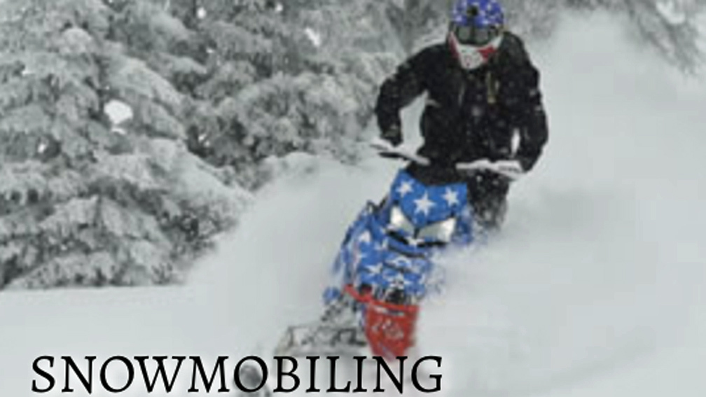 Snowmobiling image