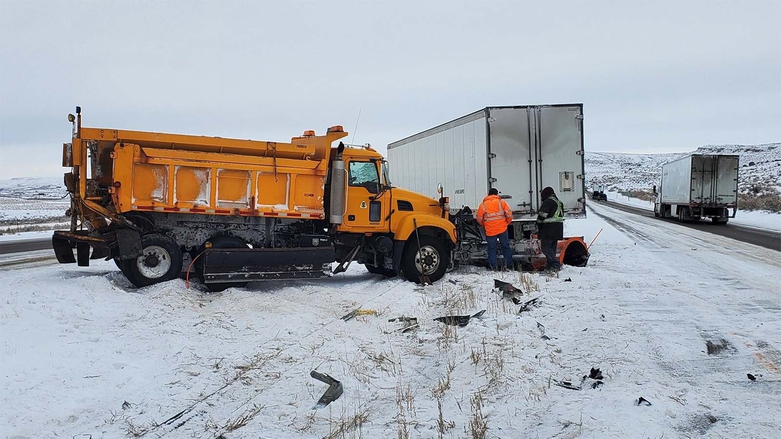 Wyoming has had 97 snowplows hit by vehicles over the past five years, including 15 last winter. Wyoming Department of Transportation officials said Monday that being a plow driver can be dangerous, but higher pay can help keep those jobs filled.