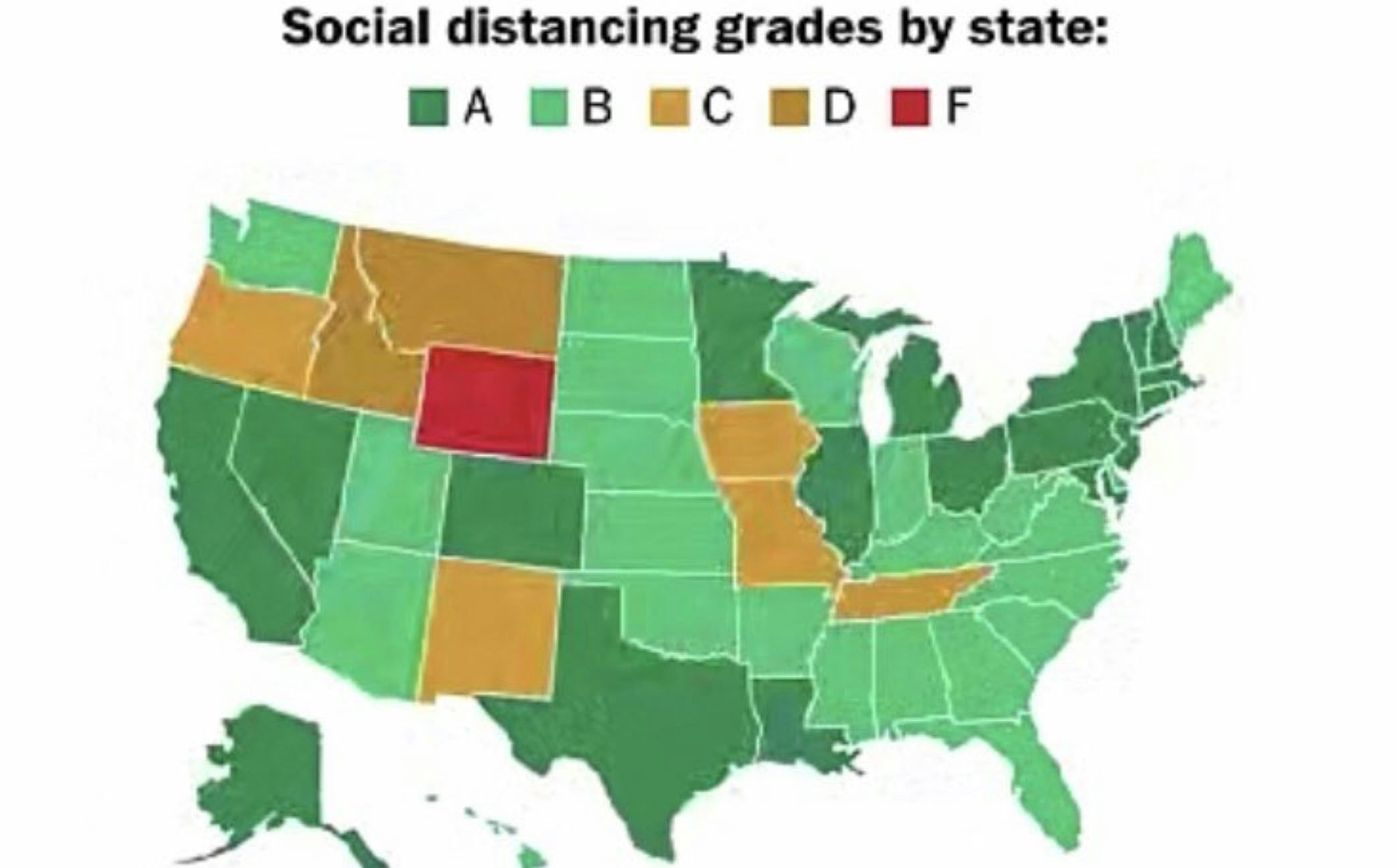 Social distance grades