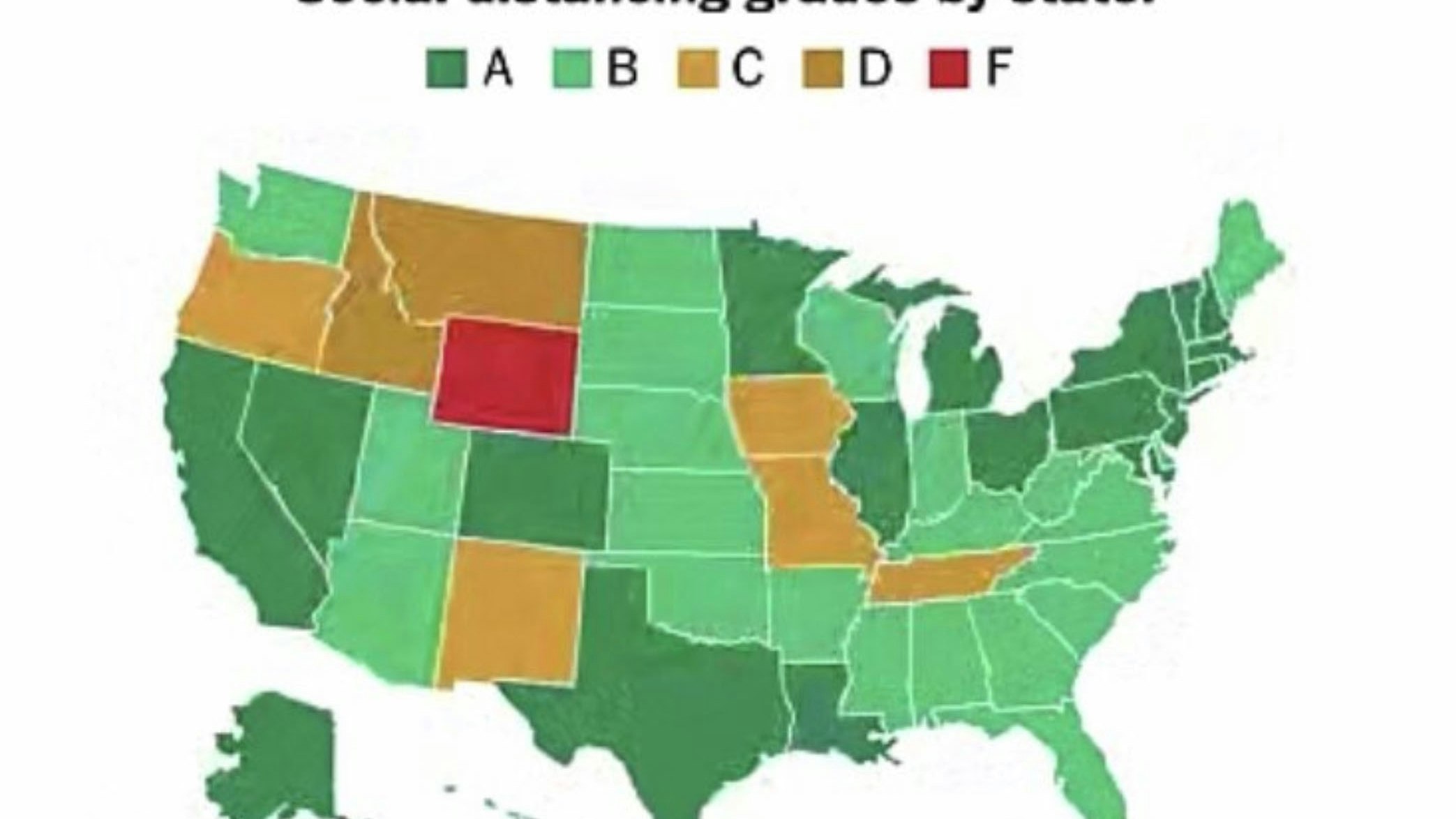 Social distance grades