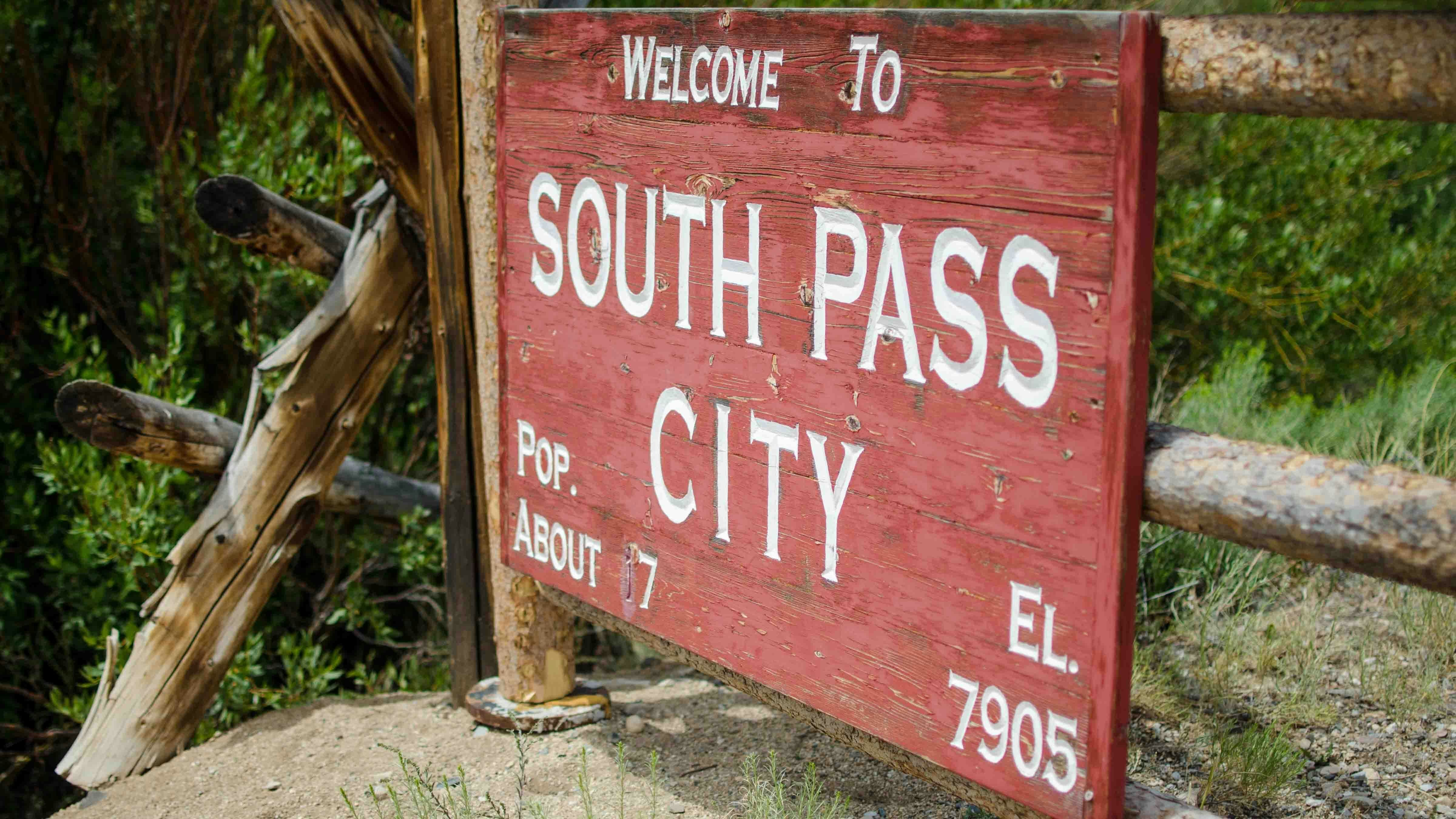 South pass city sign 5 12 25