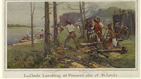 Pierre Laclède (1724-1778) and his stepson, Auguste Chouteau (1749-1829), founded St. Louis in 1764 on the west bank of the Mississippi River just south of its junction with the Missouri River.