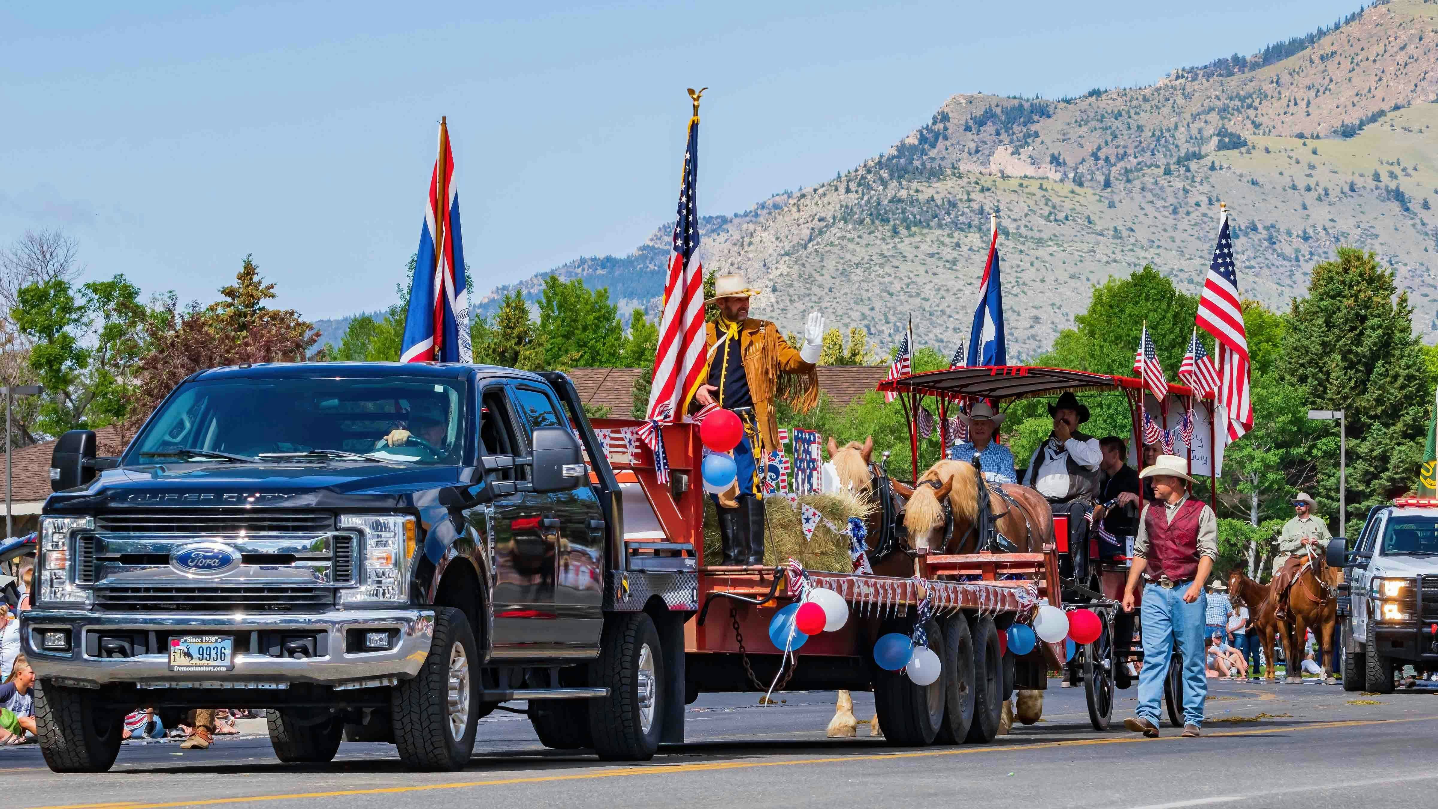The Cody Stampede parade