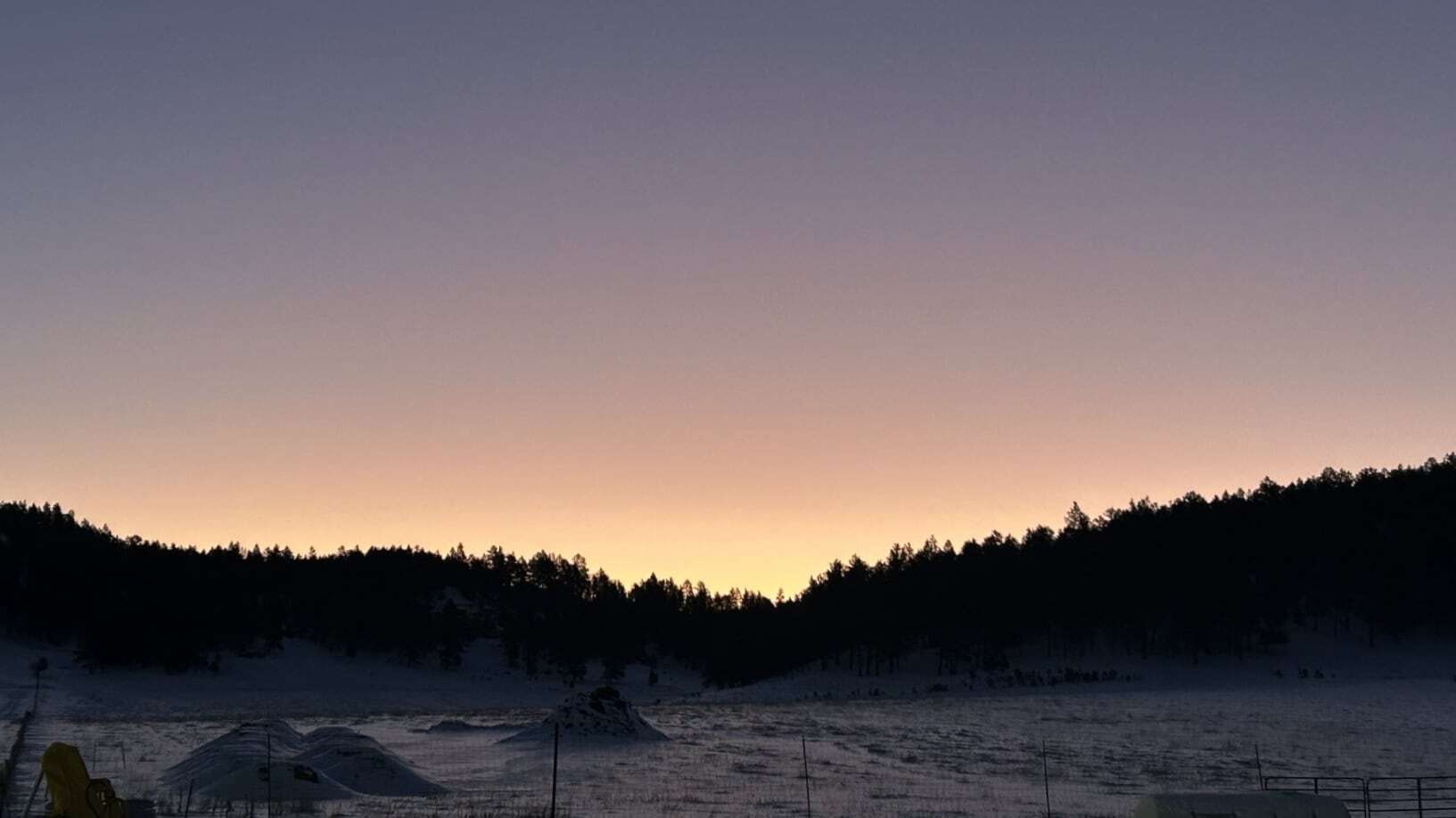 "Here is a sunrise taken from The Golf Club at Devils Tower in Hulett, Wyoming."