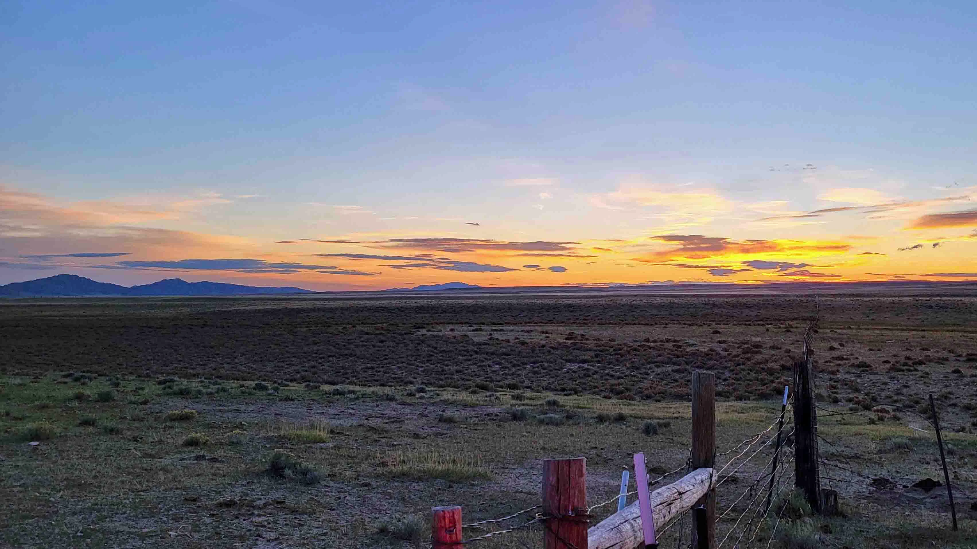 Looking at the Ferris Mountains while elk hunting on Sept 29, 2023