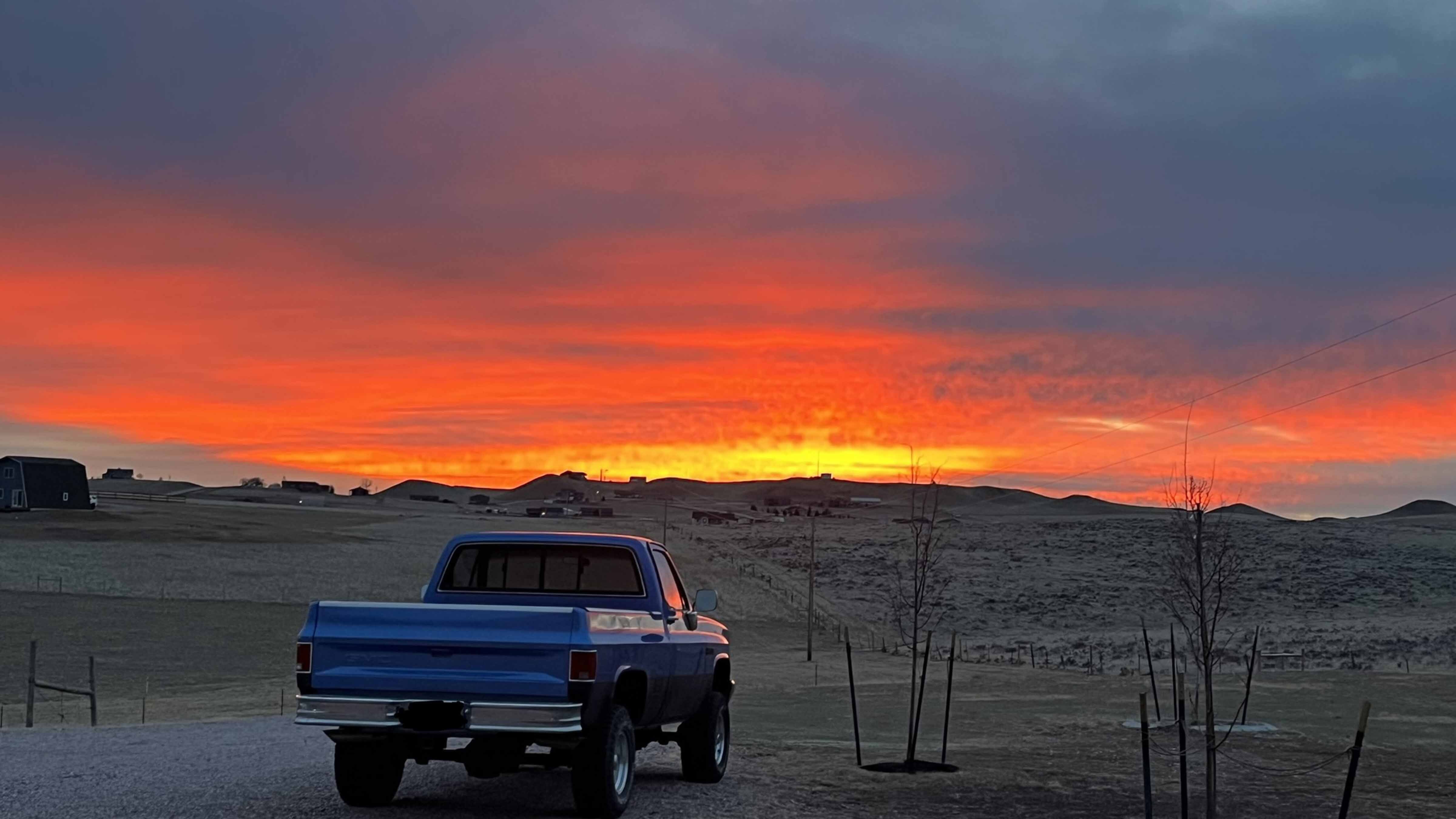 Sunrise in Gillette, Wyoming