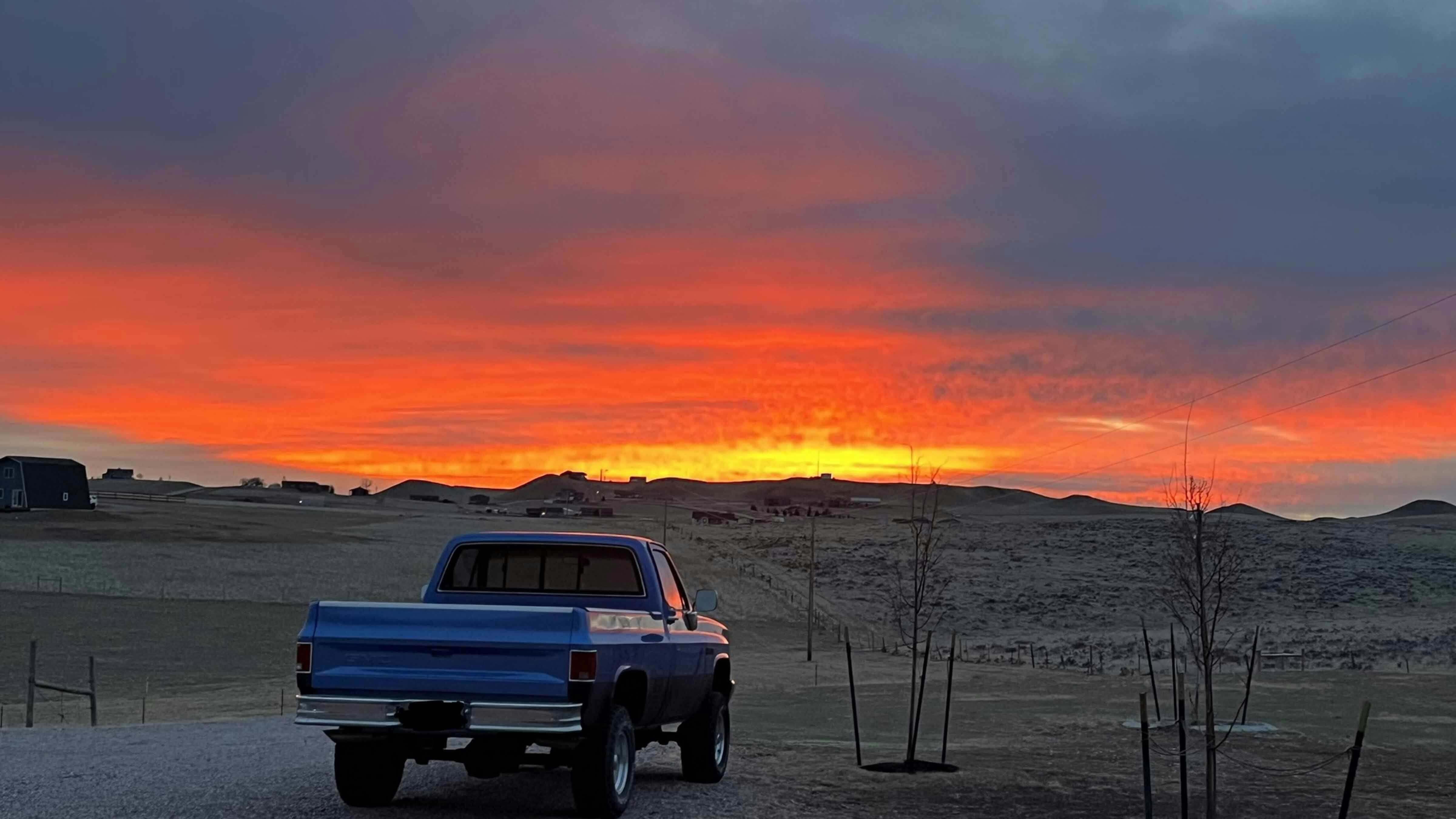 Sunrise in Gillette, Wyoming