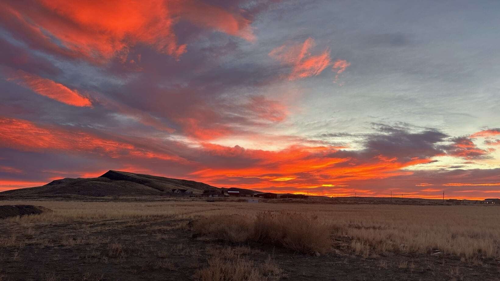 "Sunrise from South Fork! Love my Wyoming sunrise!!"