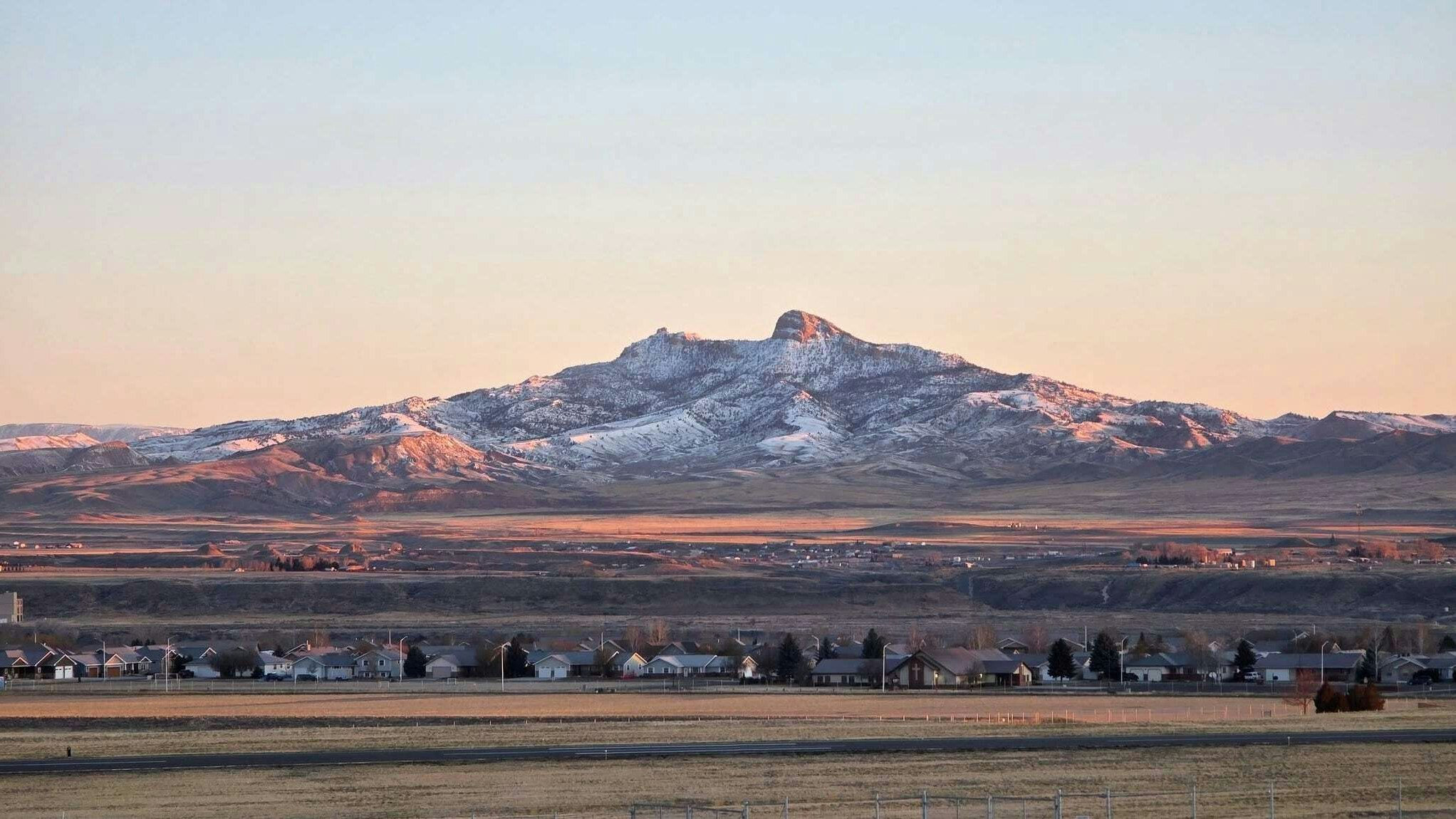Today's Wyoming sunrise was captured by Brian Powell. Brian writes, "This morning on the way to Cody."