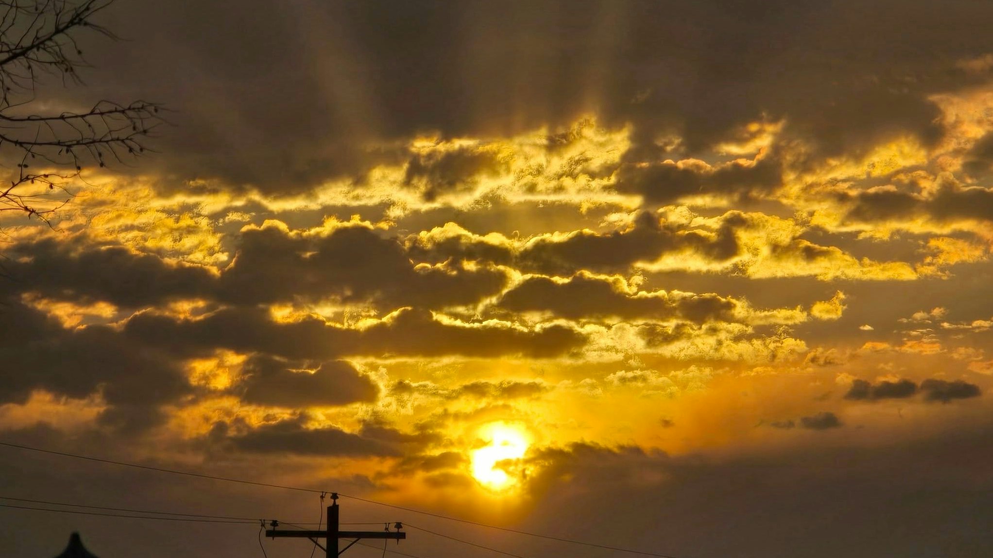"...The sunrise was pretty cool in Casper this morning so I thought I would break the silence with some beautiful Jesus rays."