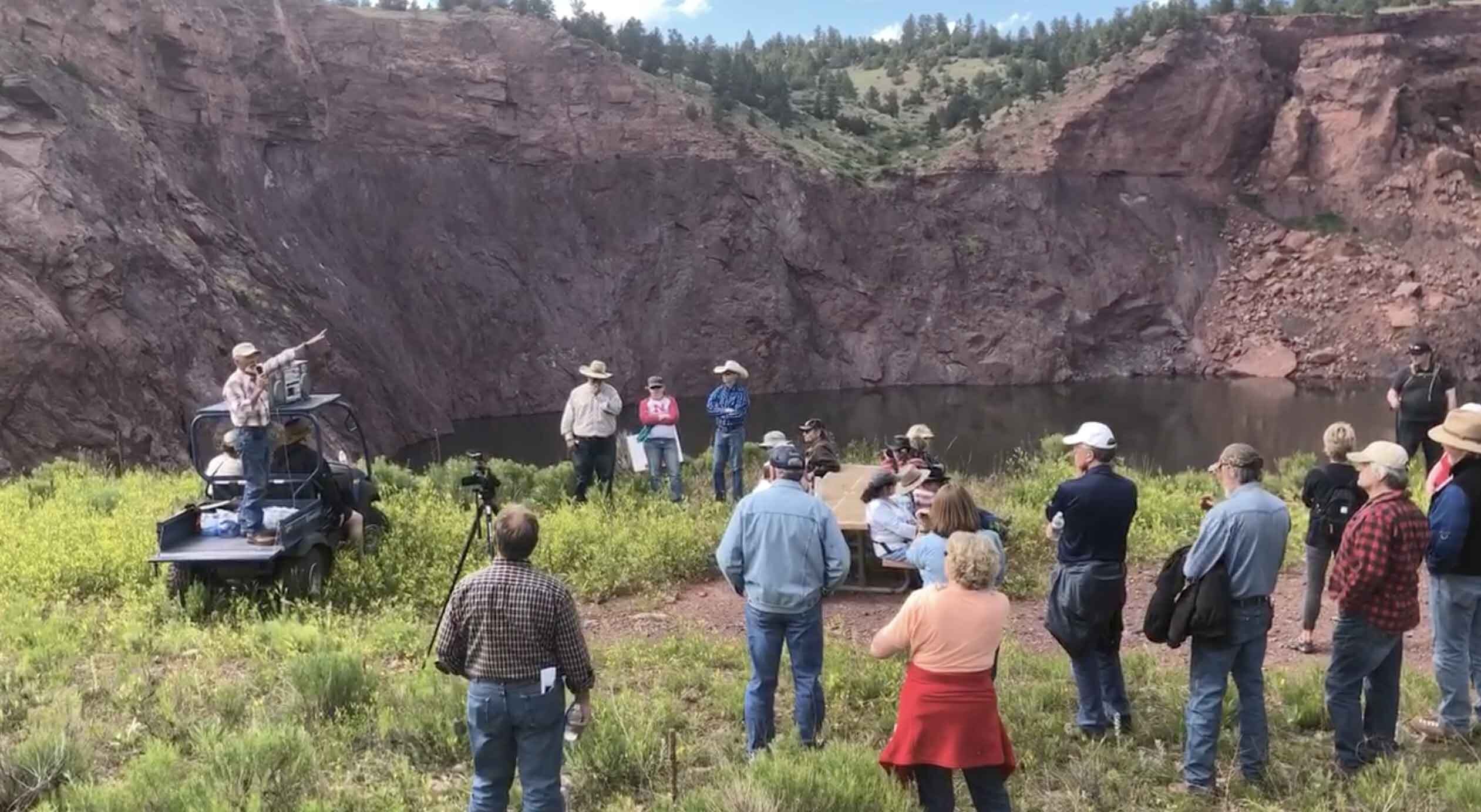 Researchers at the Powars II red ochre mine archaeological site may have discovered an even older red ochre mine.