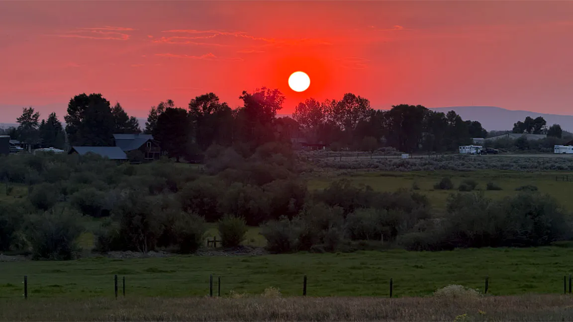"Love the sunsets in Pinedale."