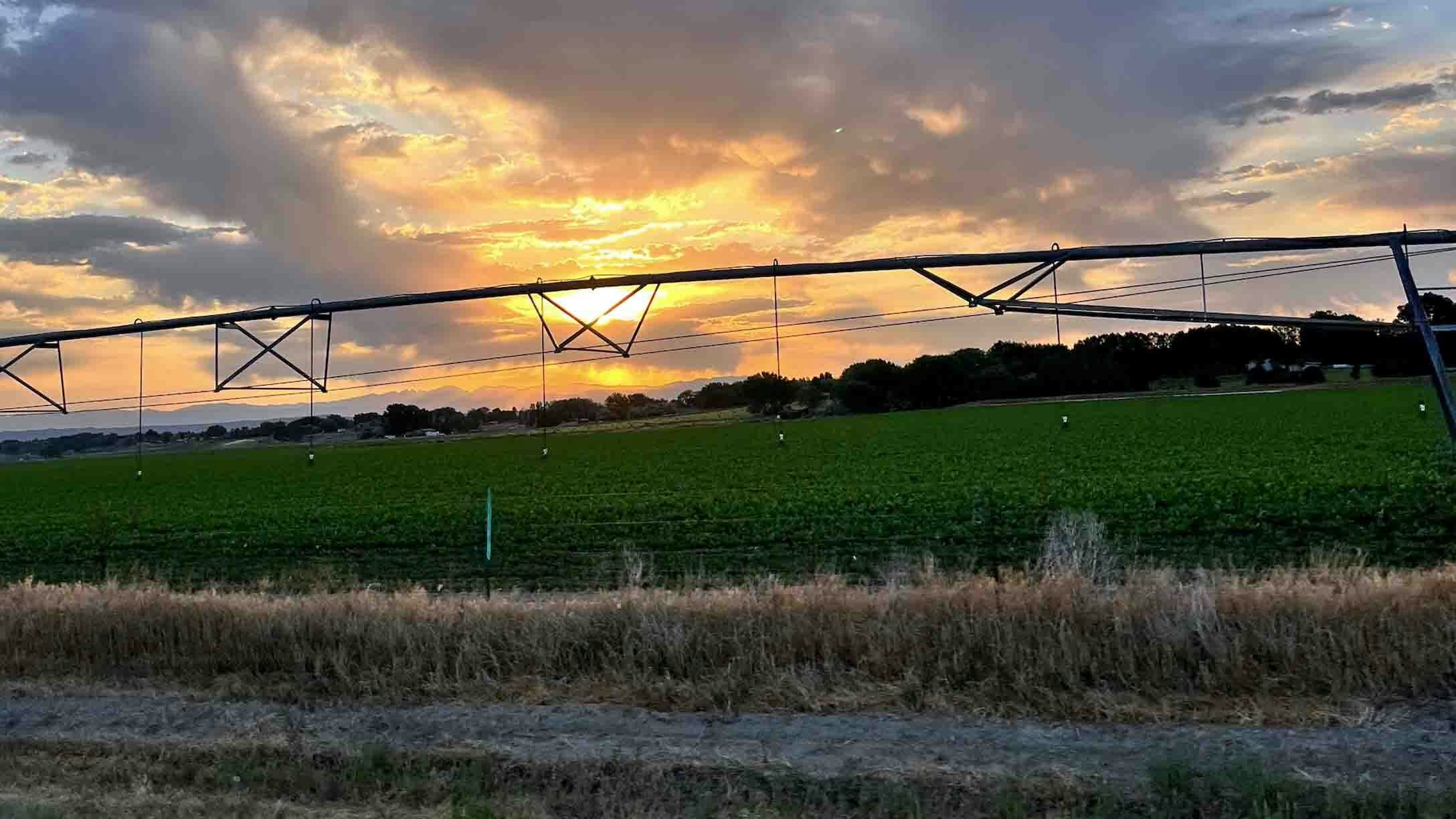 Sunrise in Washakie County.