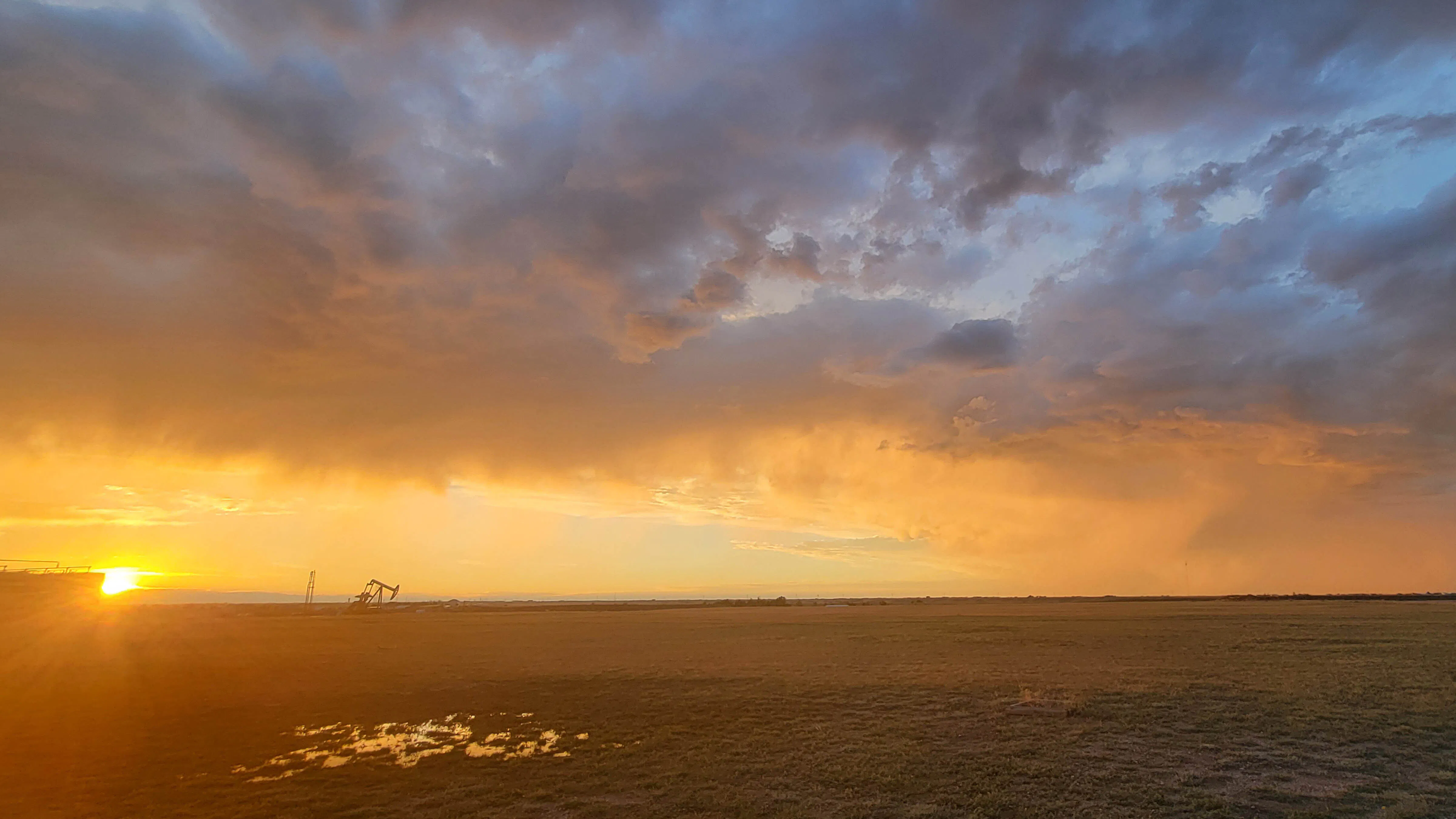 "The skies did not disappoint yesterday once the storms rolled through the plains east of Cheyenne. But then the skies here never disappoint."