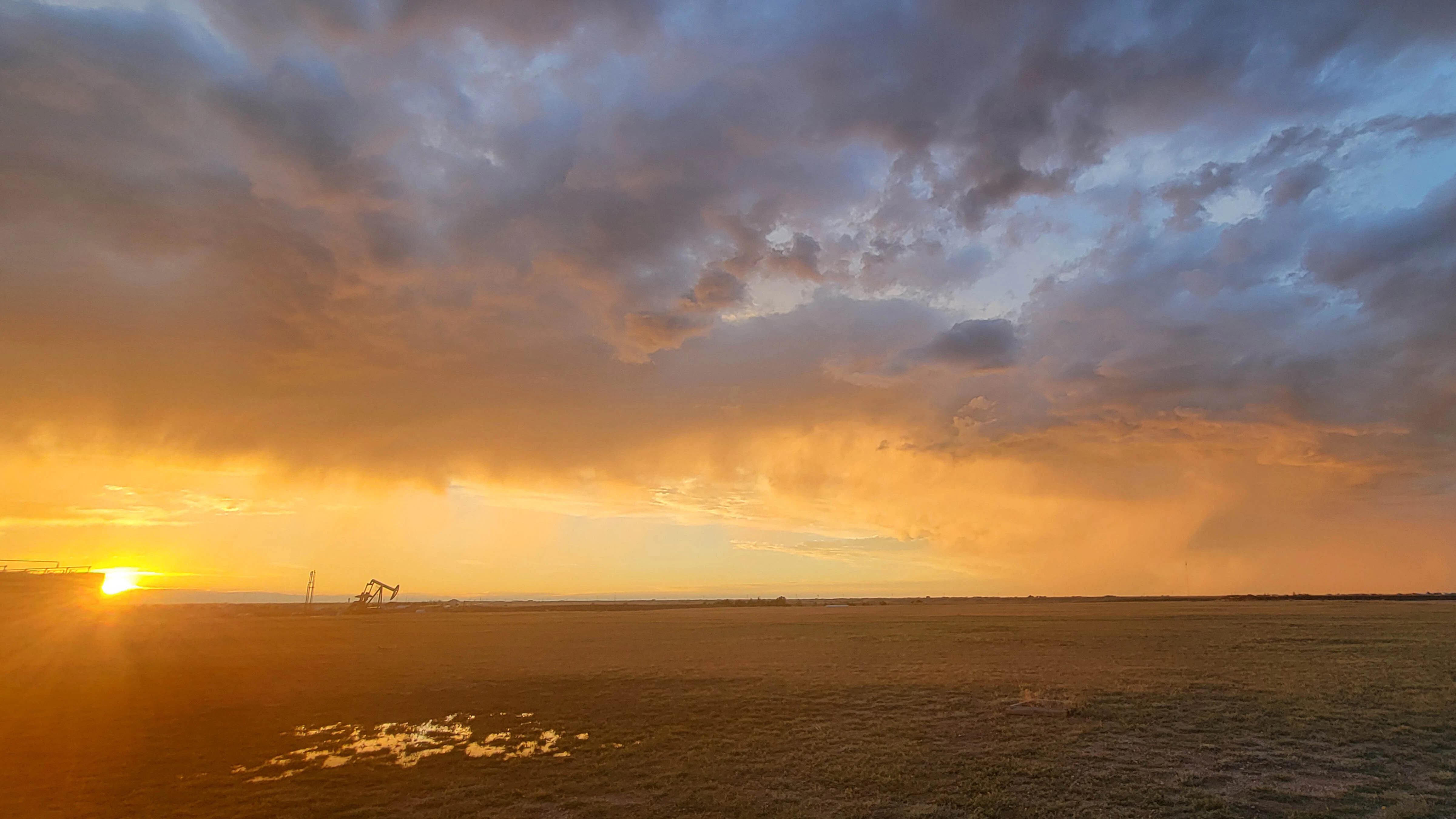 "The skies did not disappoint yesterday once the storms rolled through the plains east of Cheyenne. But then the skies here never disappoint."