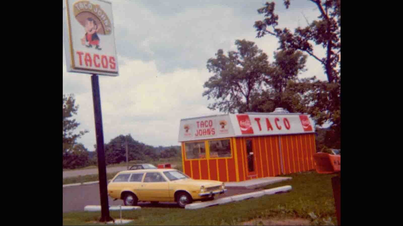Taco John's historian Dave Herrington says this Taco John's photo was taken in 1975.