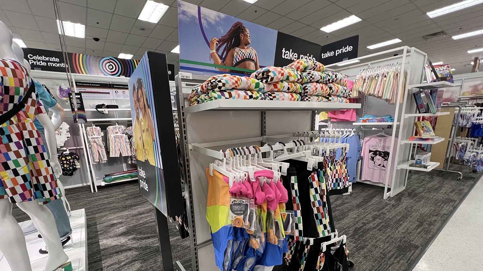 Target's "Pride Collection" in the retailer's Cheyenne store.