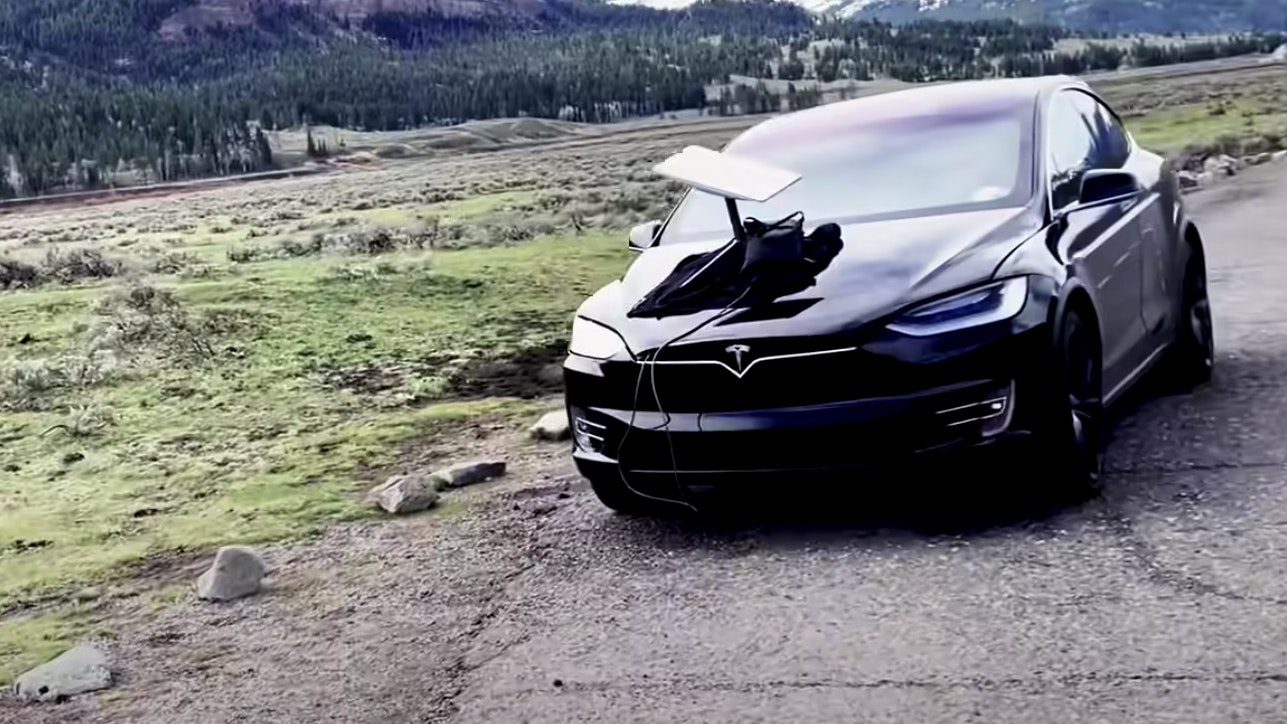 Tesla with starlink