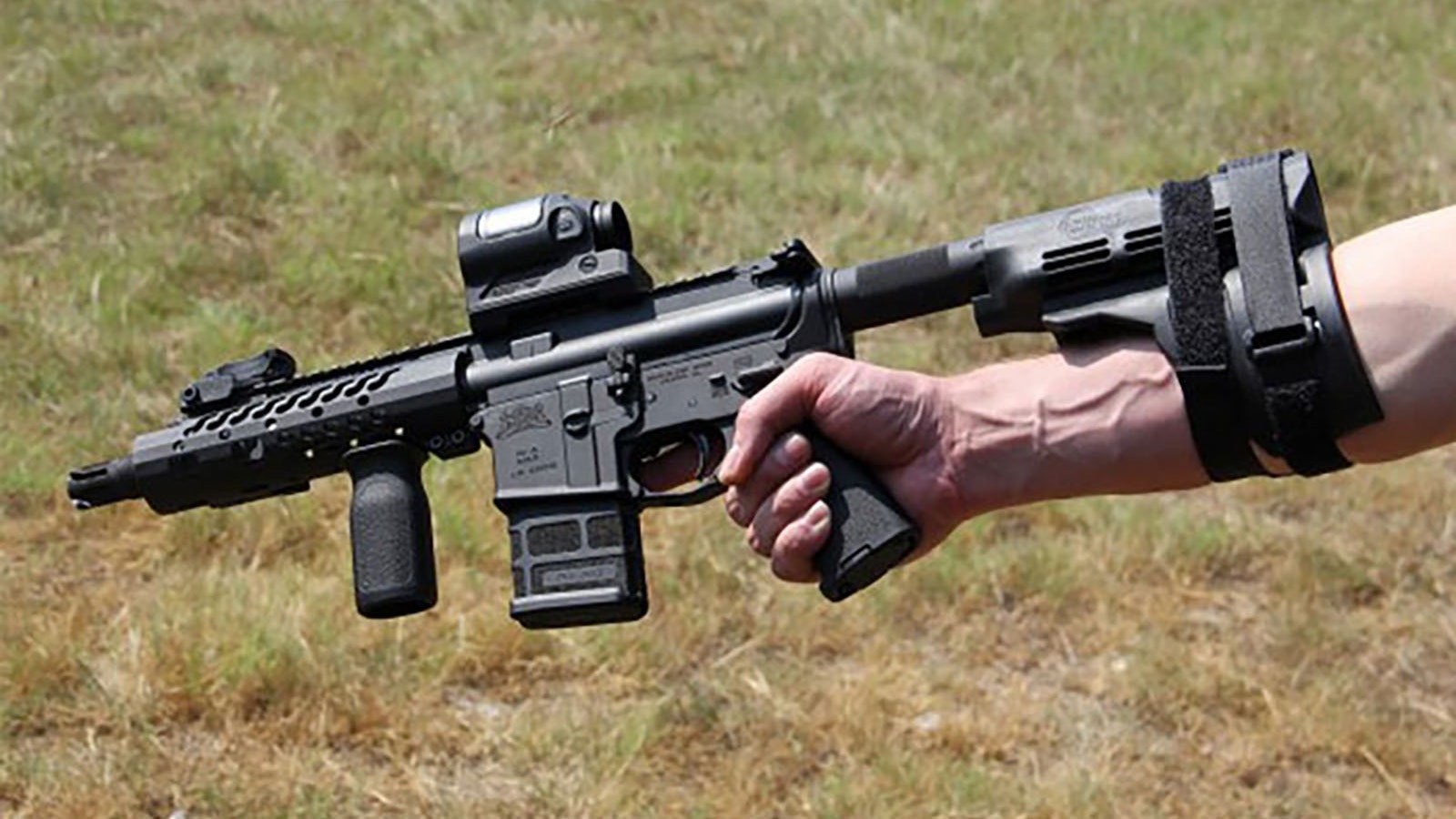 Restrictions on pistol braces went into effect Thursday.