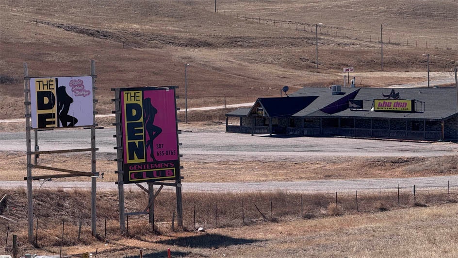 The Den Gentlemen's Club south of Cheyenne on Thursday, March 5, 2026