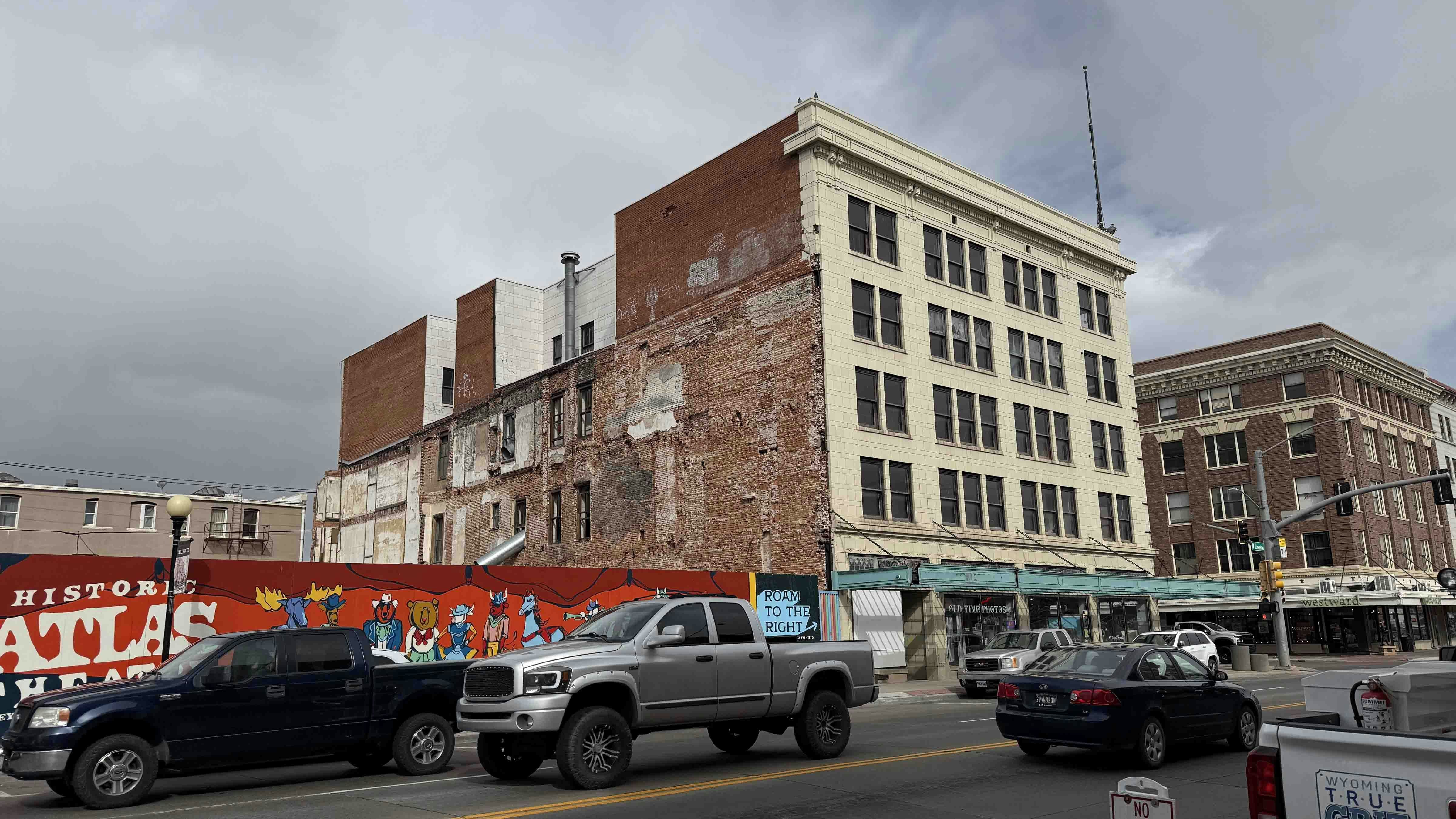 The Hole next to the Hynds Building in downtown Cheyenne