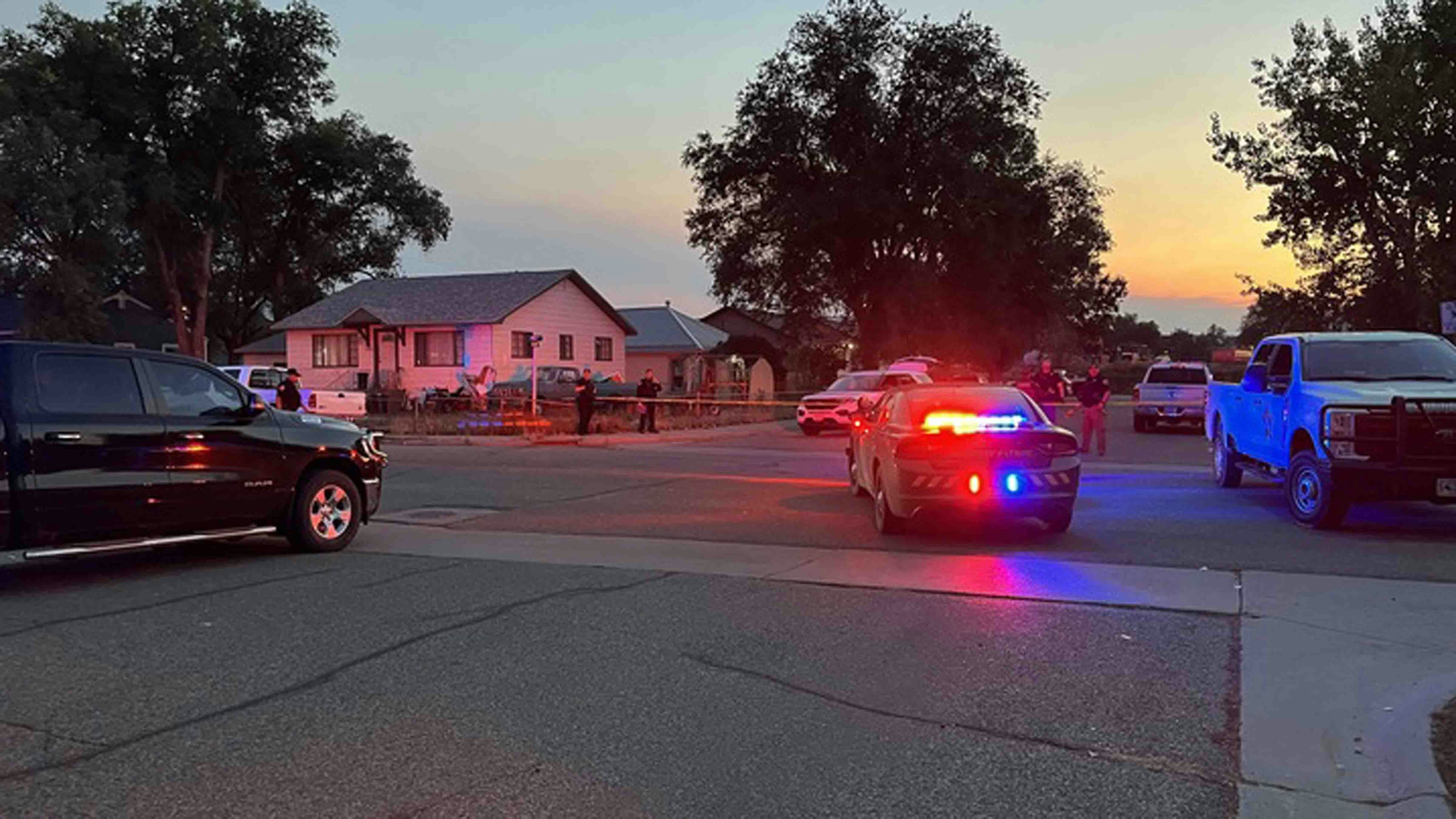 Multiple agents were on scene Monday evening, Sept. 9., 2024, after an officer-involved shooting prompted road closures along the block and up to the nearby railroad tracks.