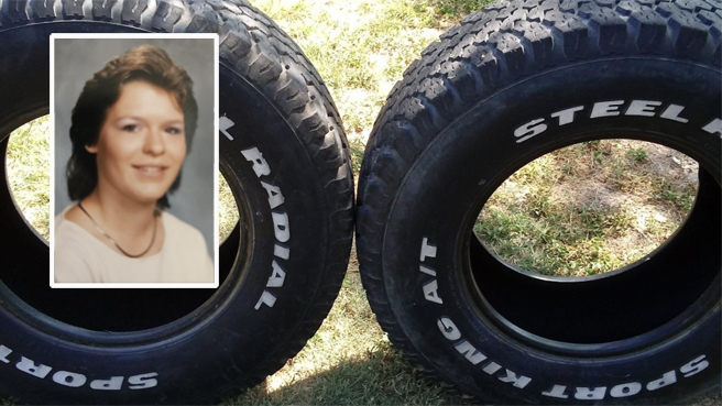 Wyoming DCI is seeking rare Sport King A/T tires matching treads found near the 2003 murder scene of Cheyenne mother Shawny Lee Smith. Investigators hope locating the tires will help identify her killer after more than two decades.
