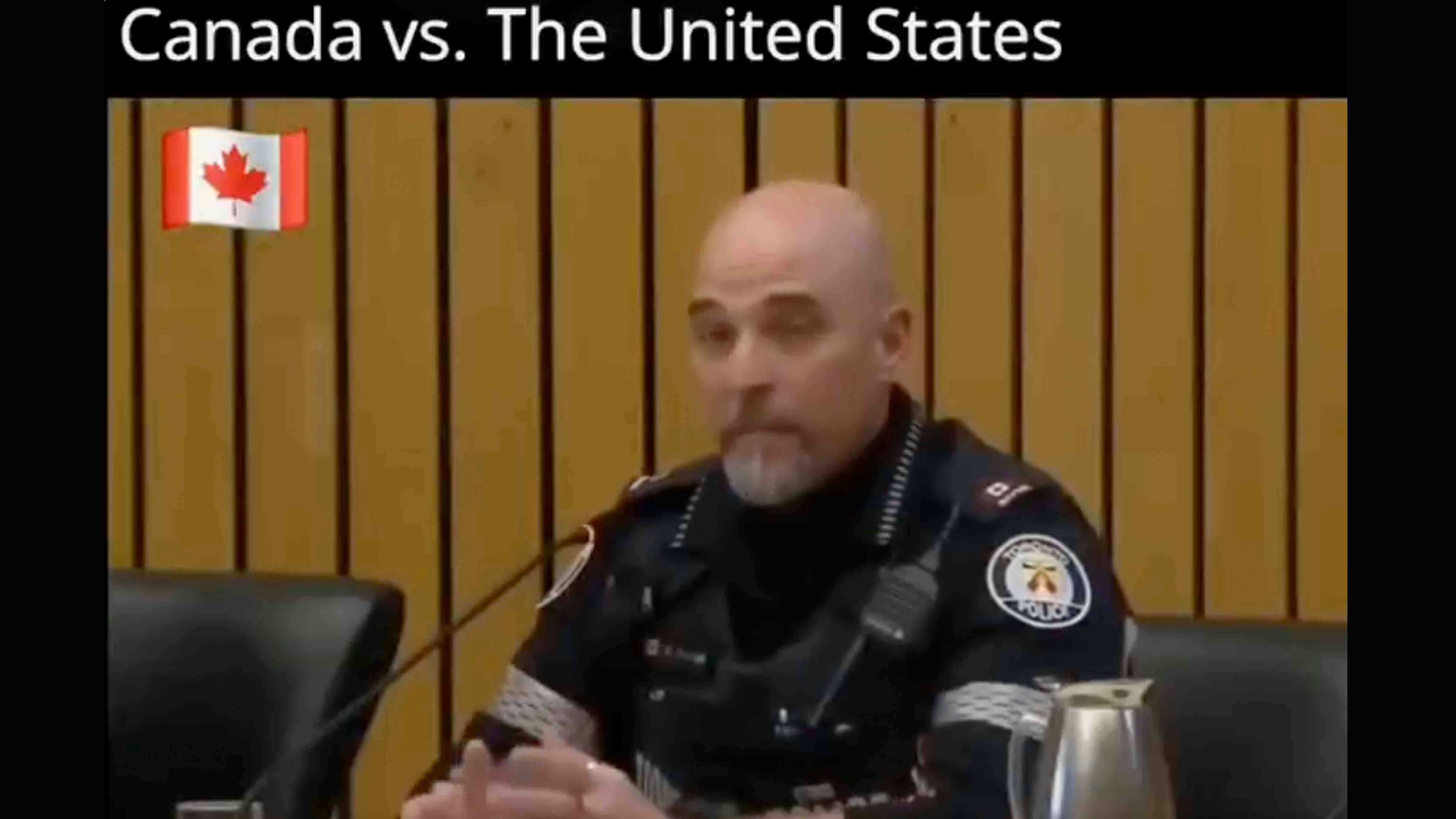 Today in Canada vs The US 6 7 25