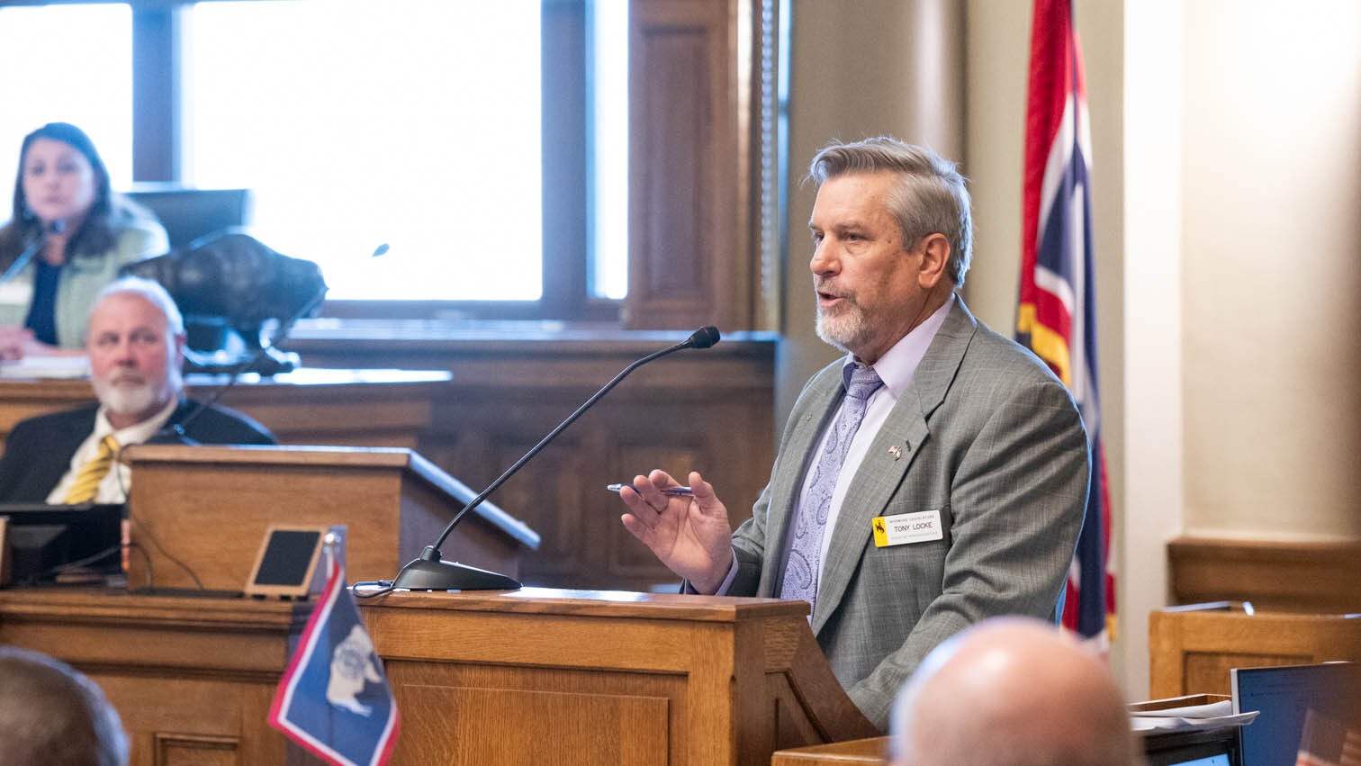 “We’ve had enough of people standing up and disparaging the committee,” said Rep. Tony Locke