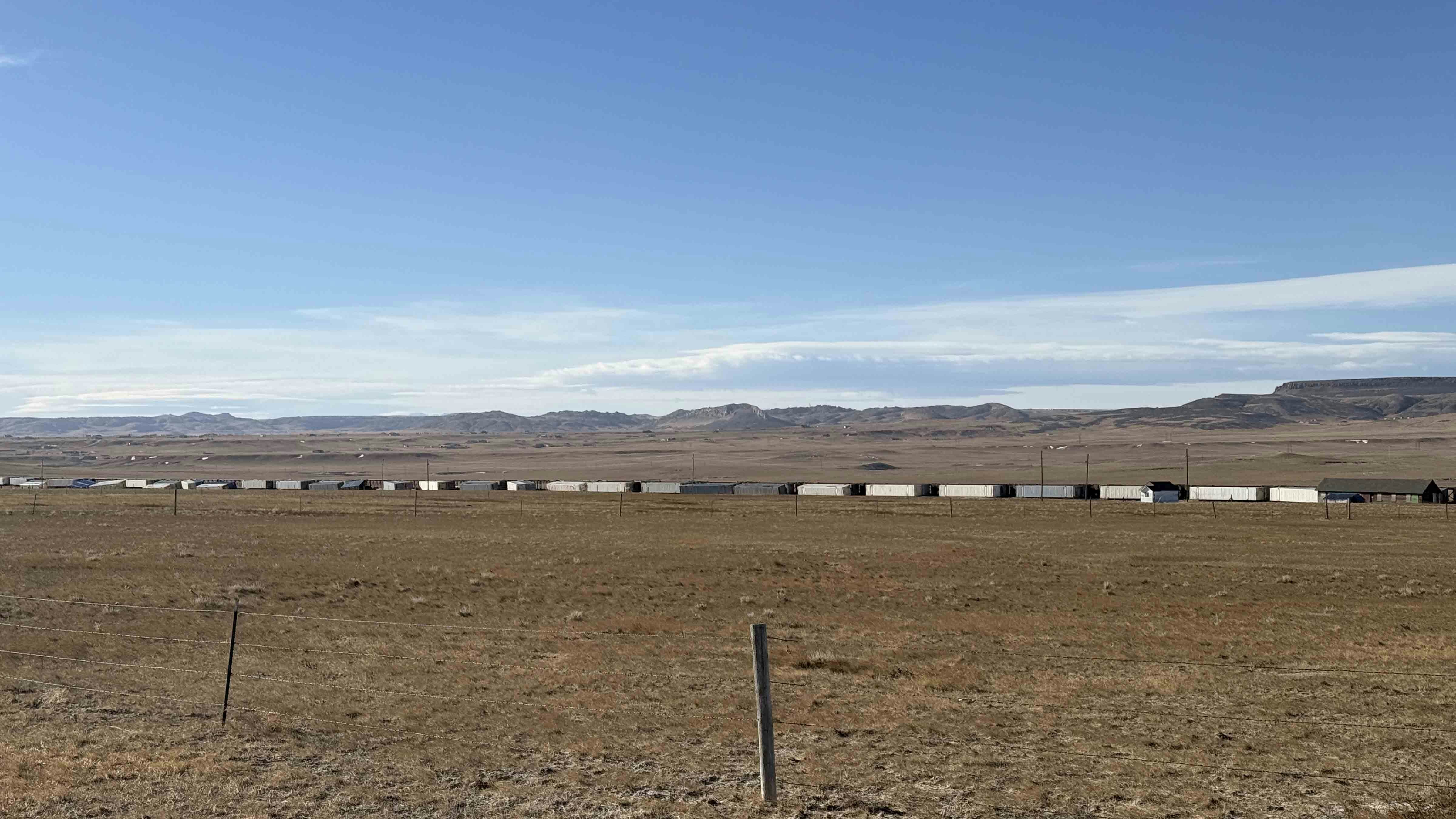 Train derailment near the former town of Federal, Wyoming, on Friday, December 19, 2025