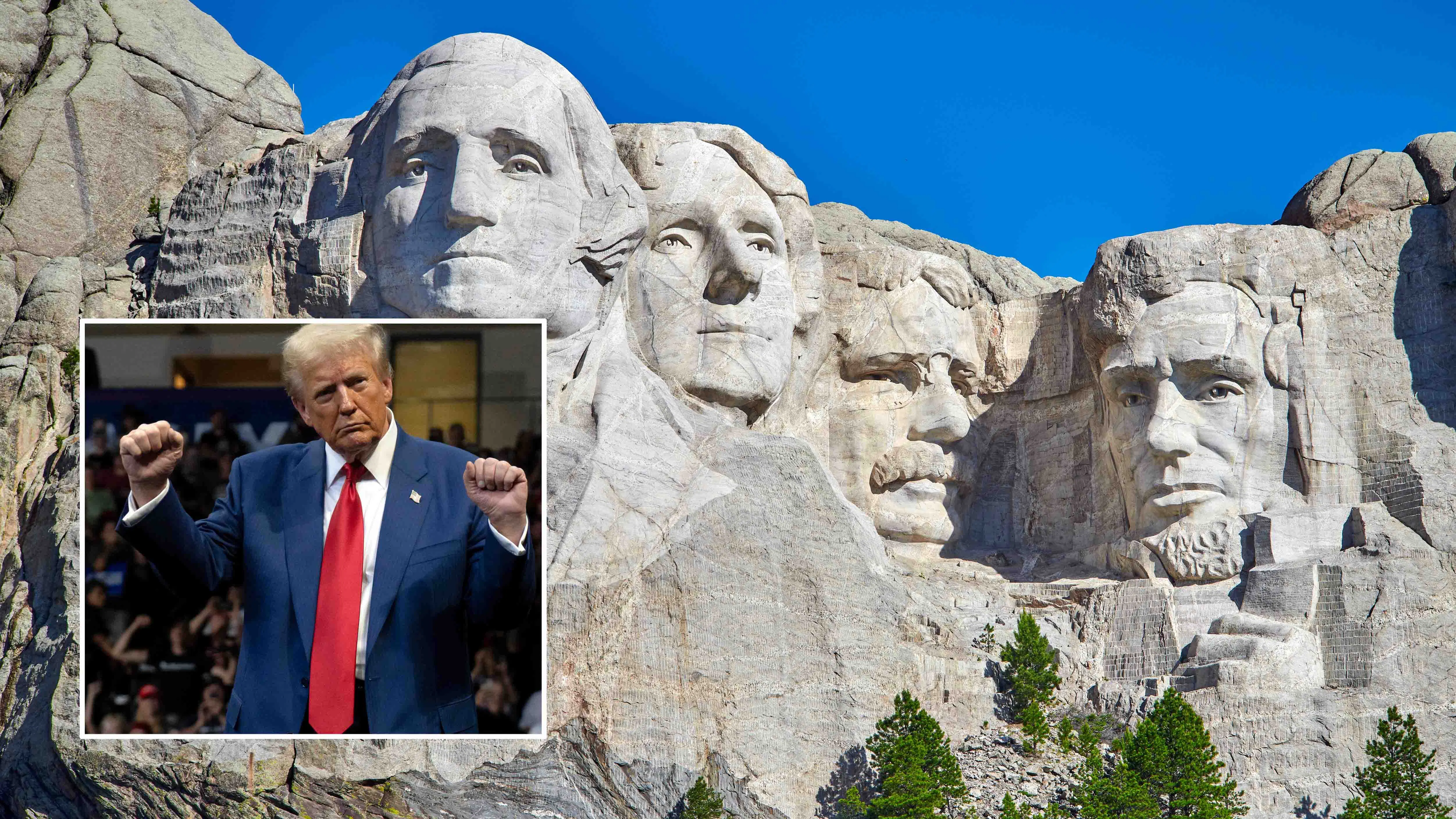 Trump dance rushmore 6 25 26