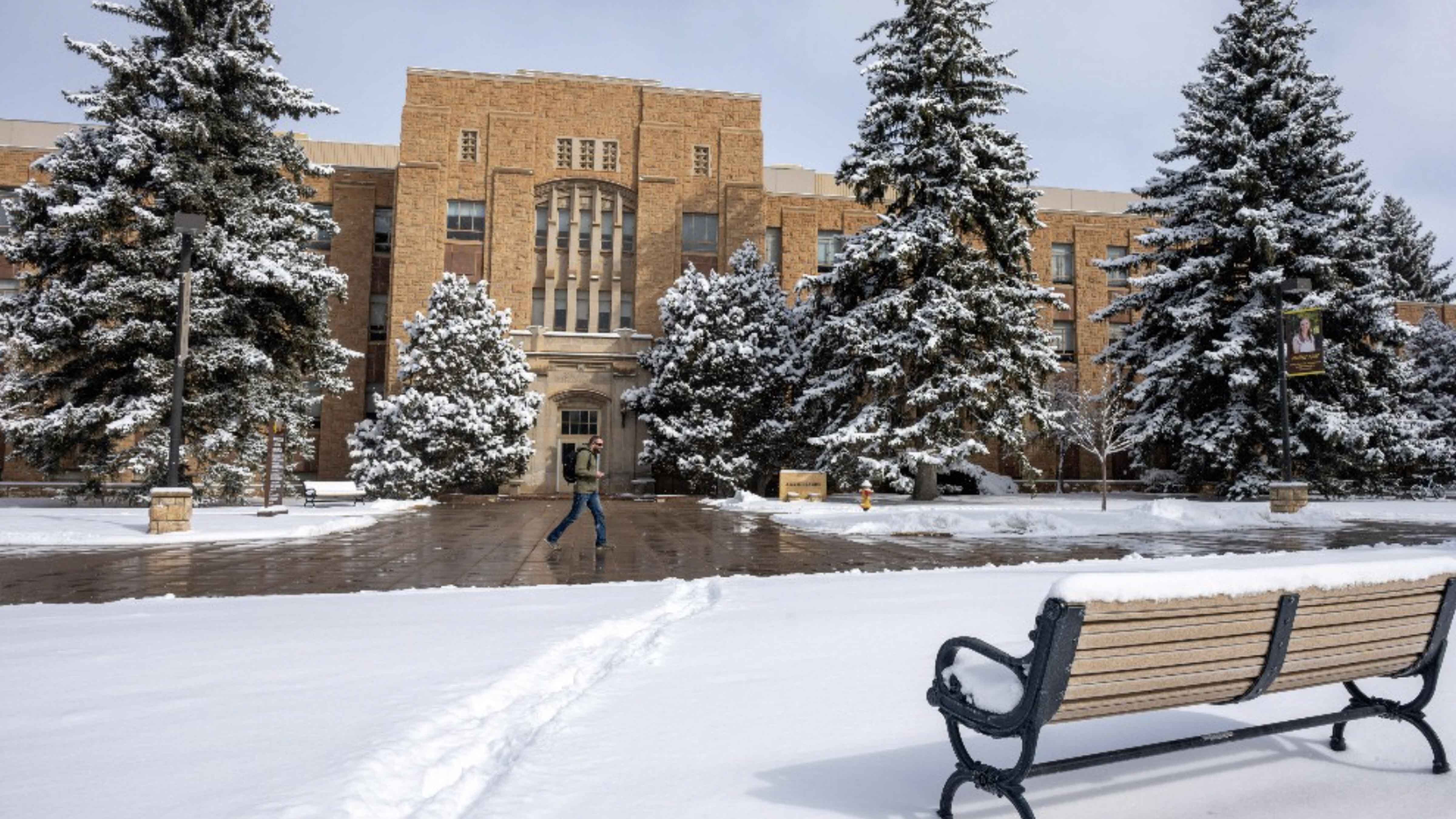 University of Wyoming in winter.