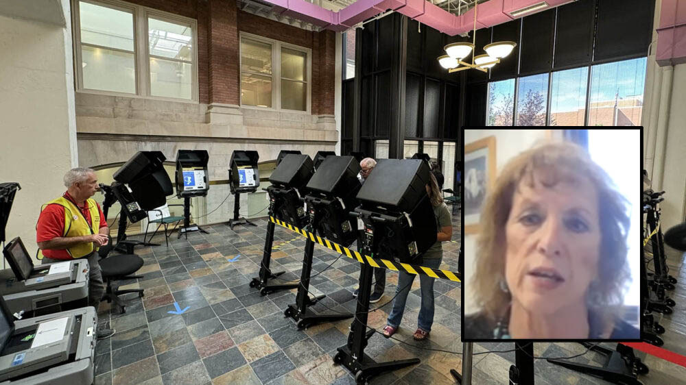 Voting machine and julie freese 3 5 26