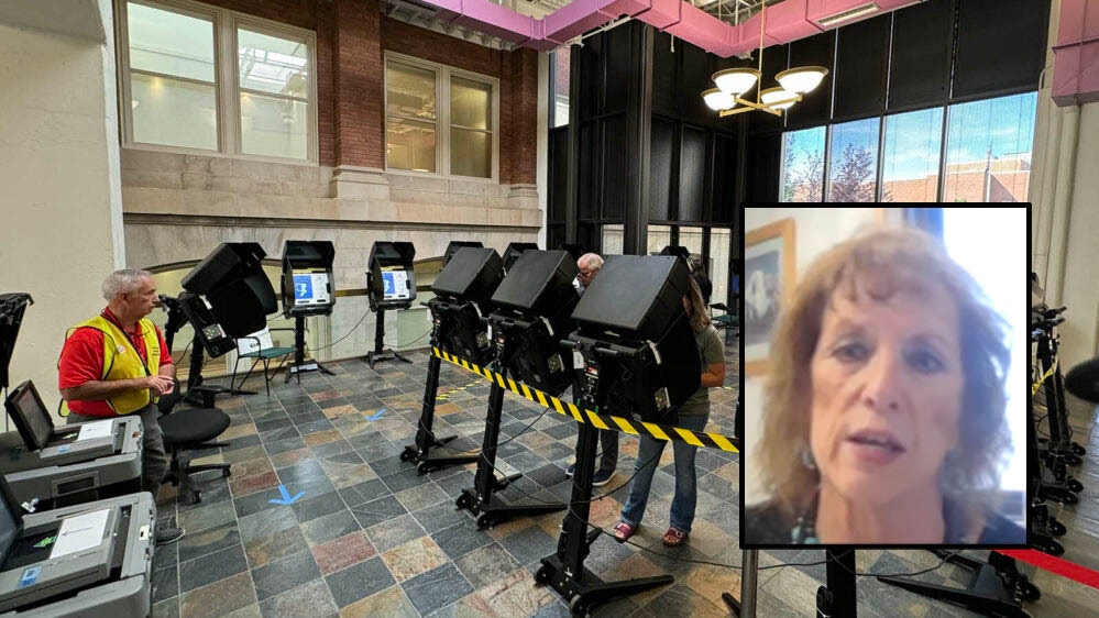 Voting machine and julie freese 3 5 26