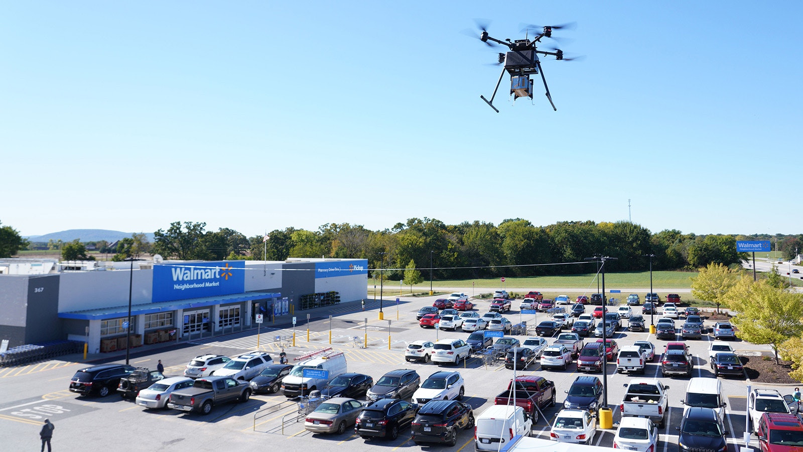 Walmart farmington ar droneup delivery hub 12 22 22