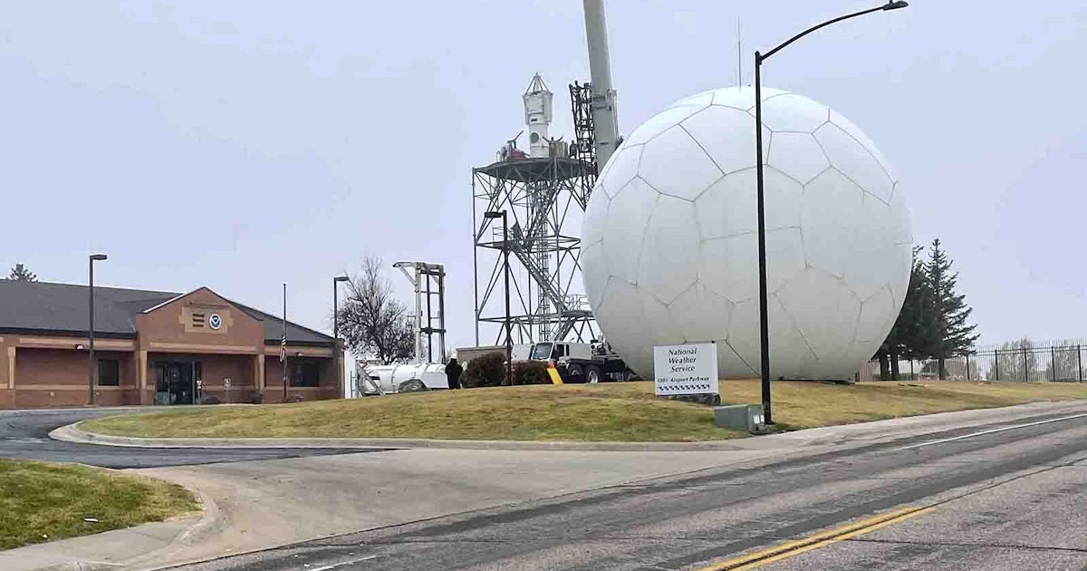 Doppler effect: The giant golf ball at the National Weather Service office in Cheyenne gets an upgrade