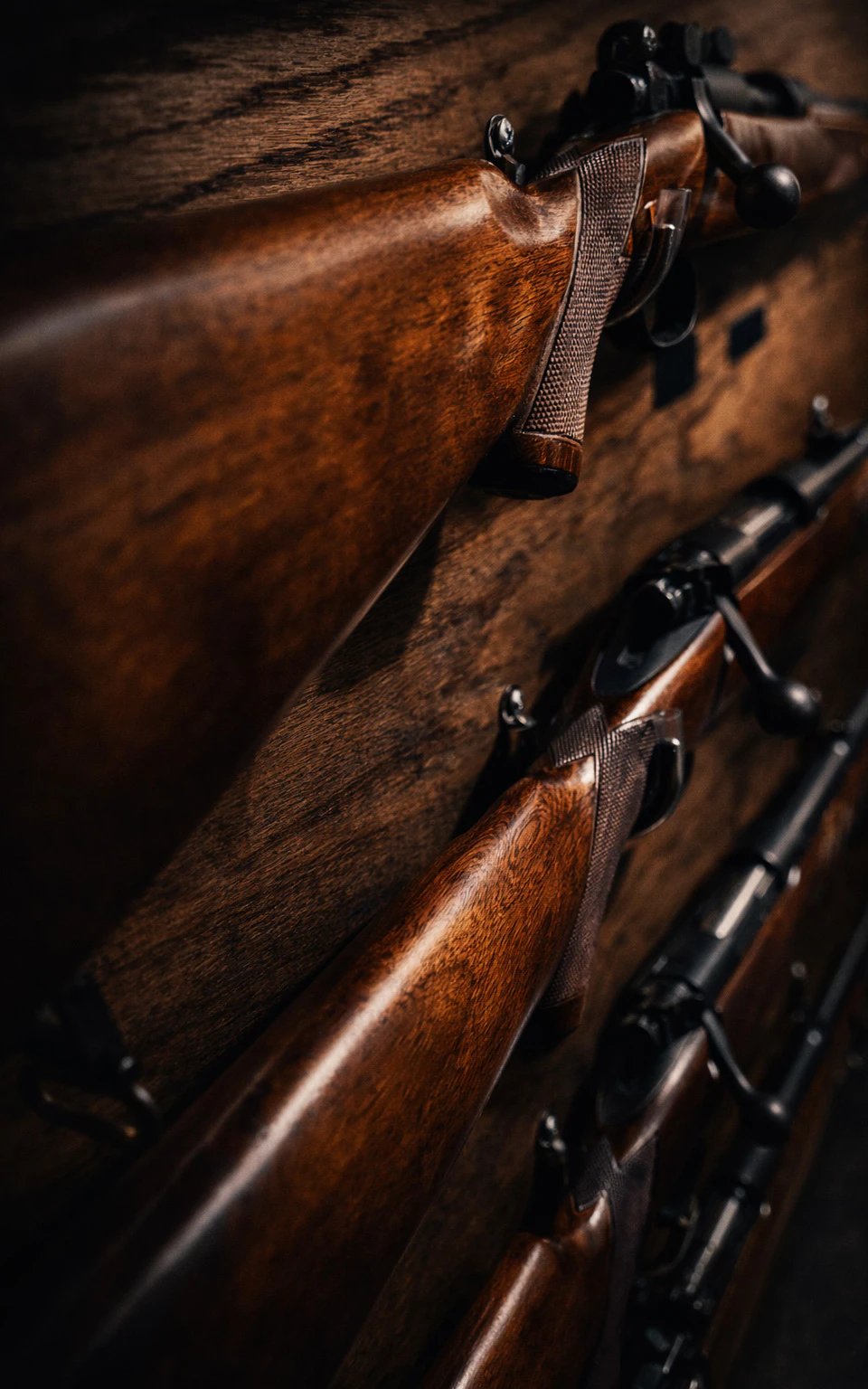 Patience and Jarod Blocker of Gillette have a collection of Winchester Model 70 rifles, spanning the rifles’ classic period, from 1936 to 1963.