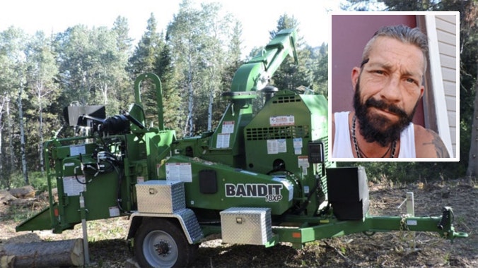 The mother of a man who died in a workplace accident in 2024 has filed a lawsuit against the manufacturer of the woodchopper involved.