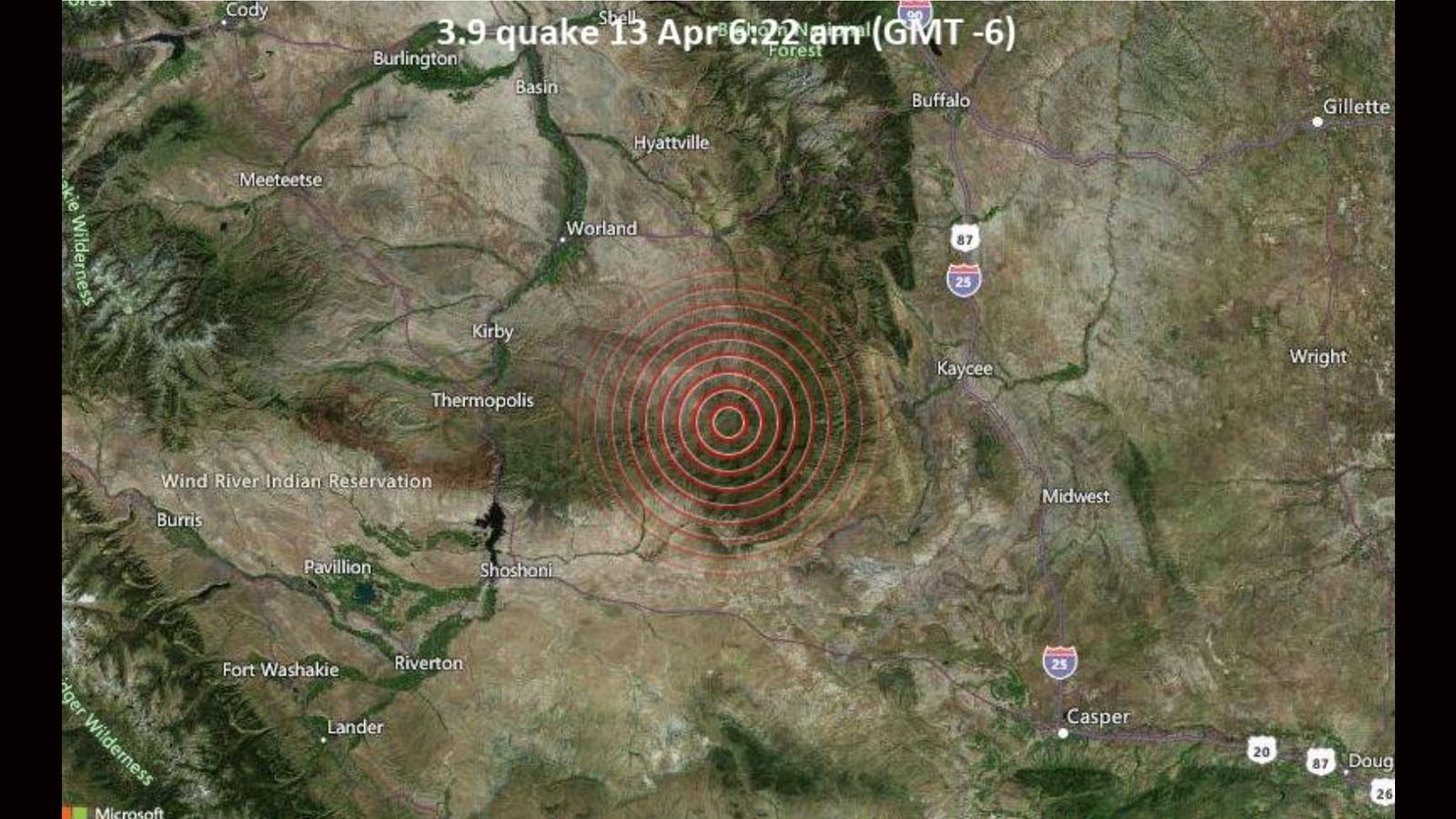 Worland earthquake