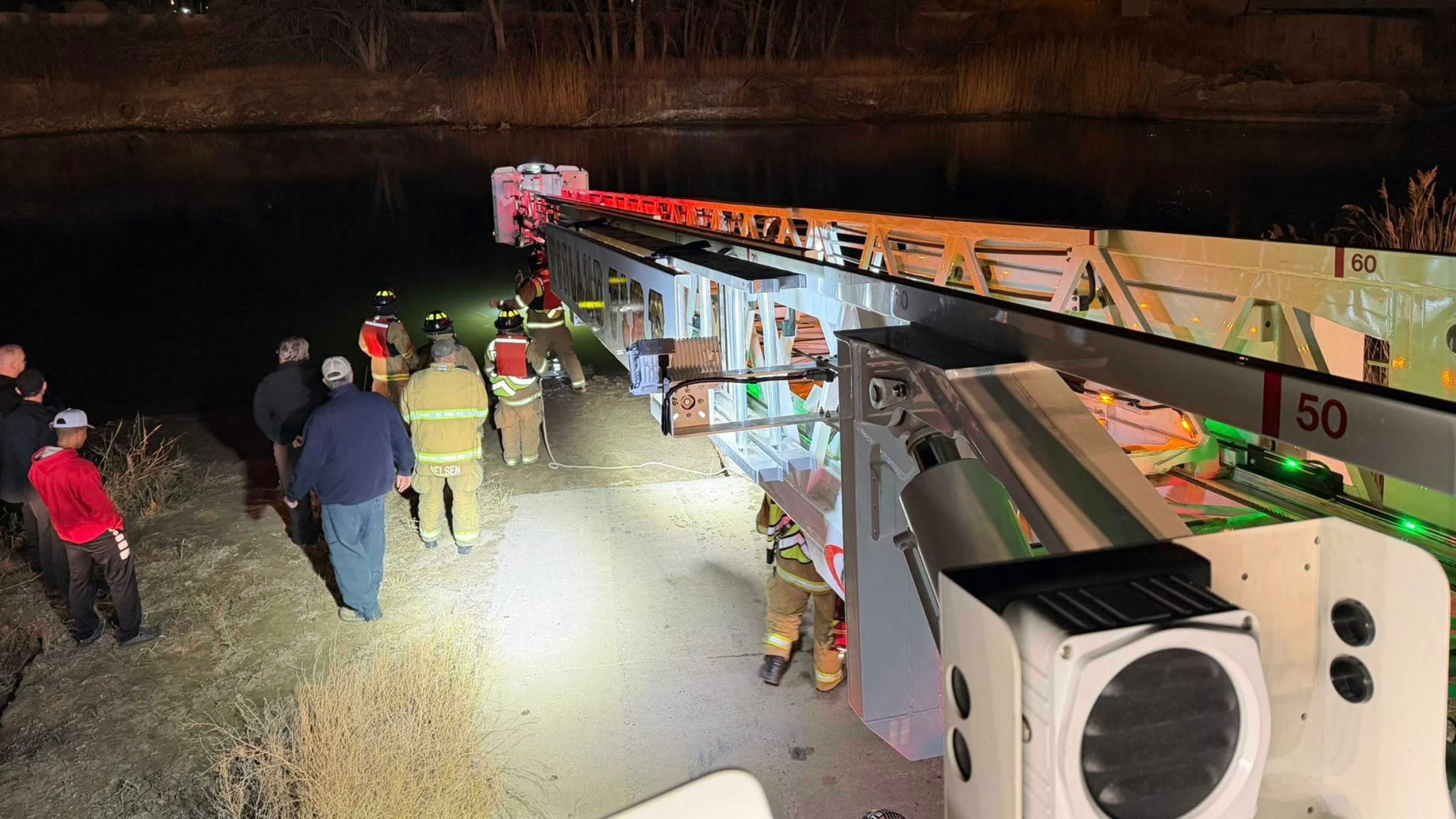 Washakie County first responders mobilized to rescue a reported vehicle that had driven into the Bighorn River. Instead, they recovered a submerged smartphone with its flashlight turned on. “We were impressed that it was still on,” said the fire chief.