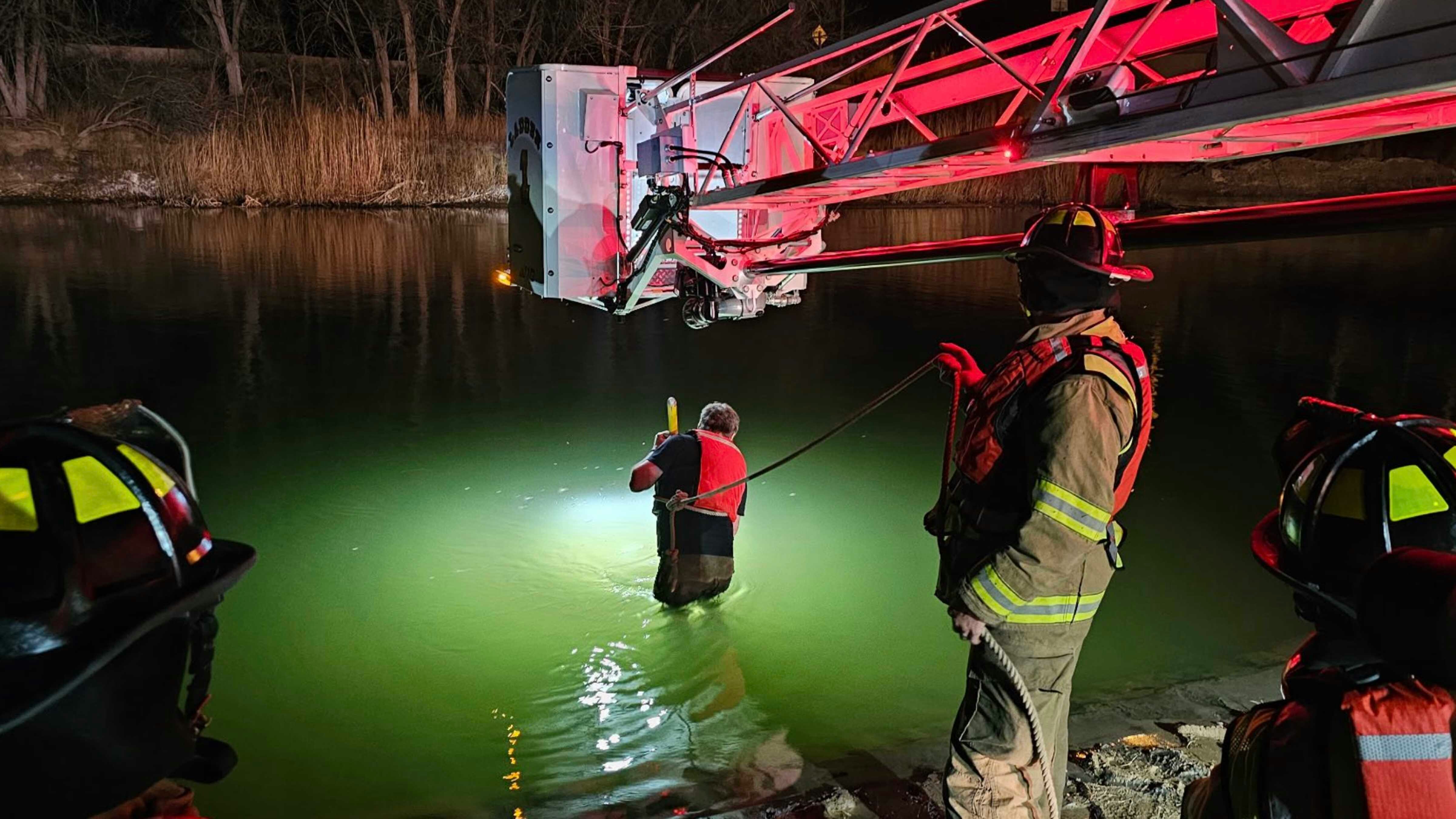 Washakie County first responders mobilized to rescue a reported vehicle that had driven into the Bighorn River. Instead, they recovered a submerged smartphone with its flashlight turned on. “We were impressed that it was still on,” said the fire chief.