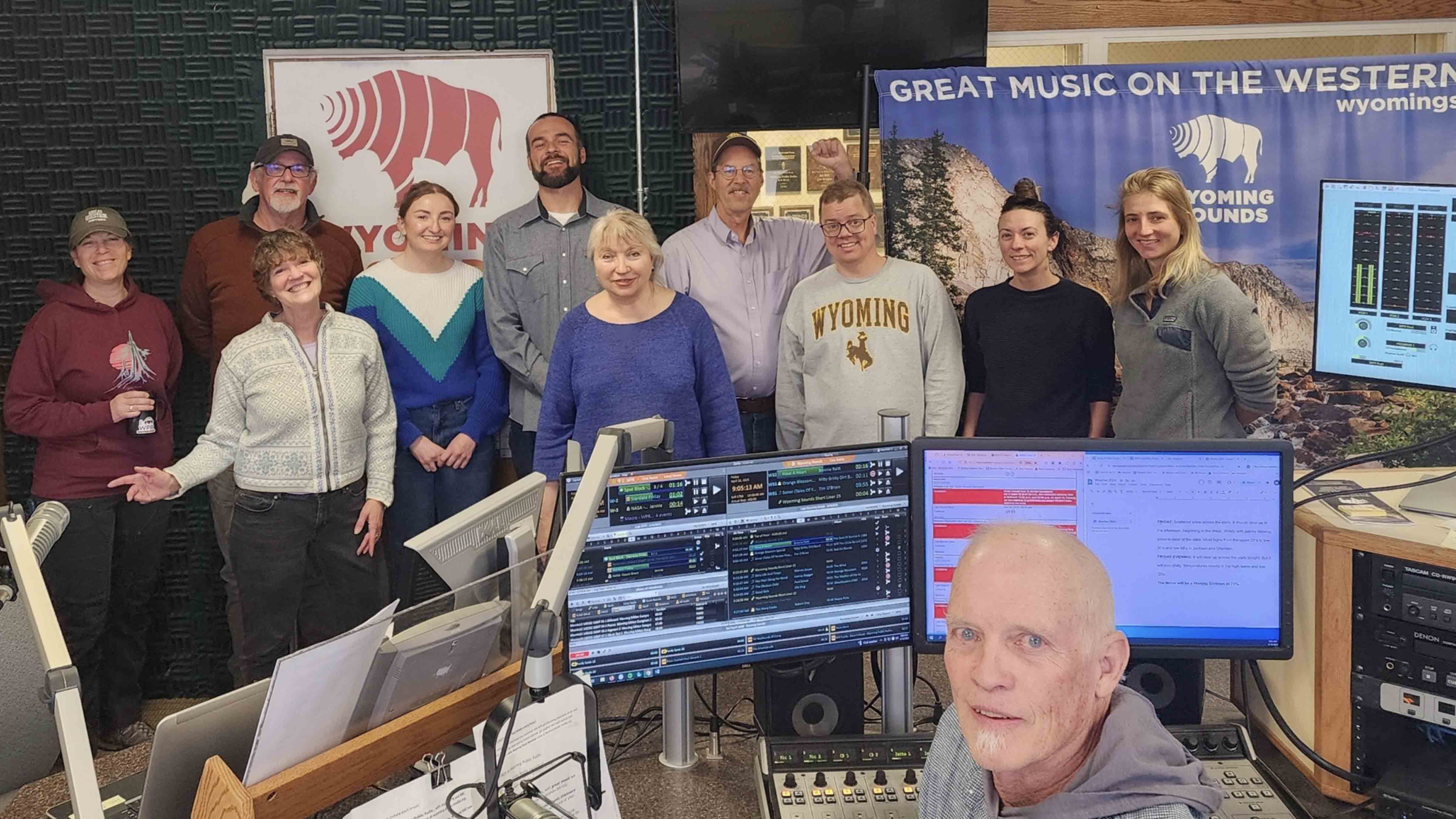 Photo from a fund drive at Wyoming Public Media on April 18, 2025