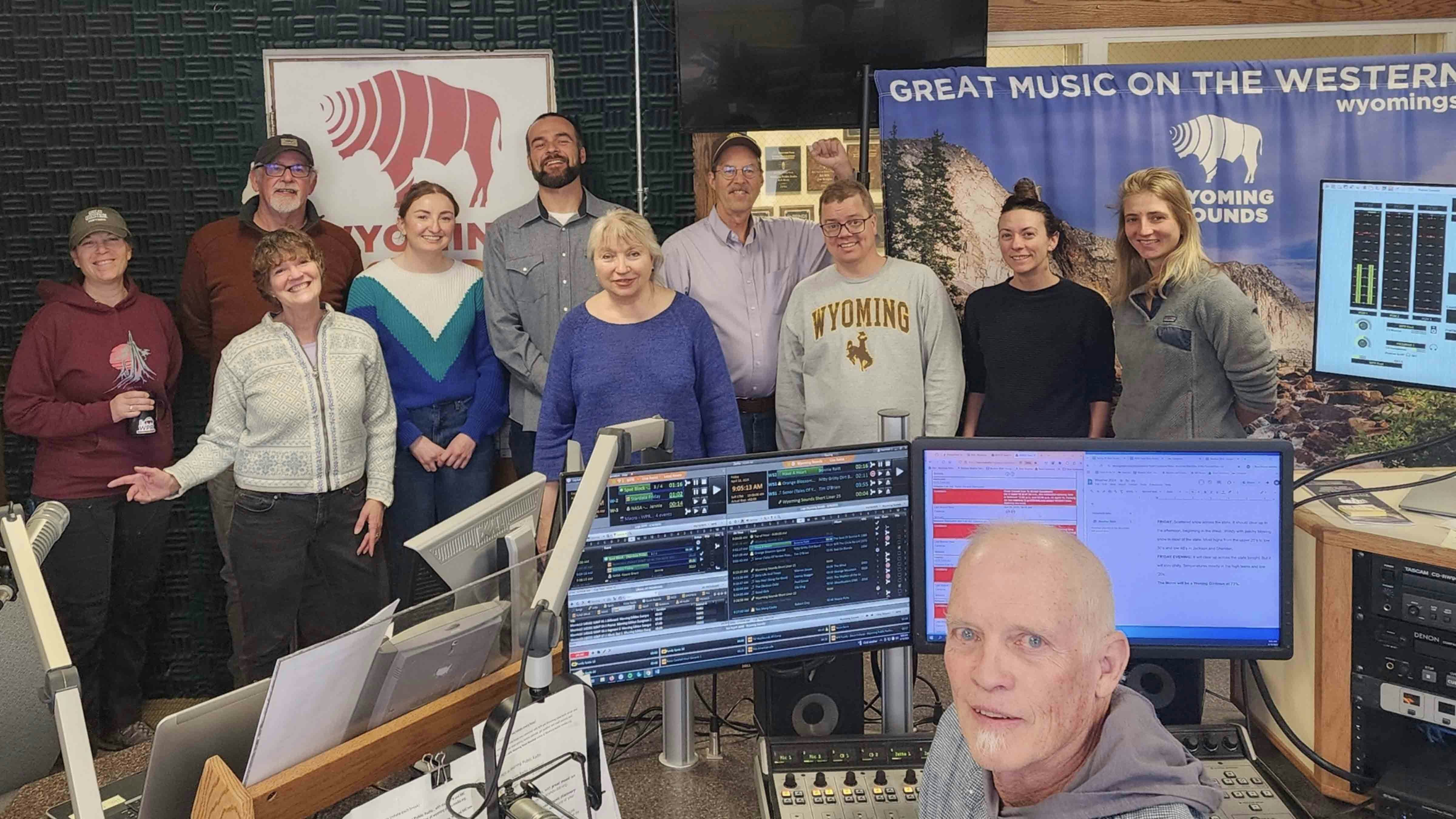 Photo from a fund drive at Wyoming Public Media on April 18, 2025
