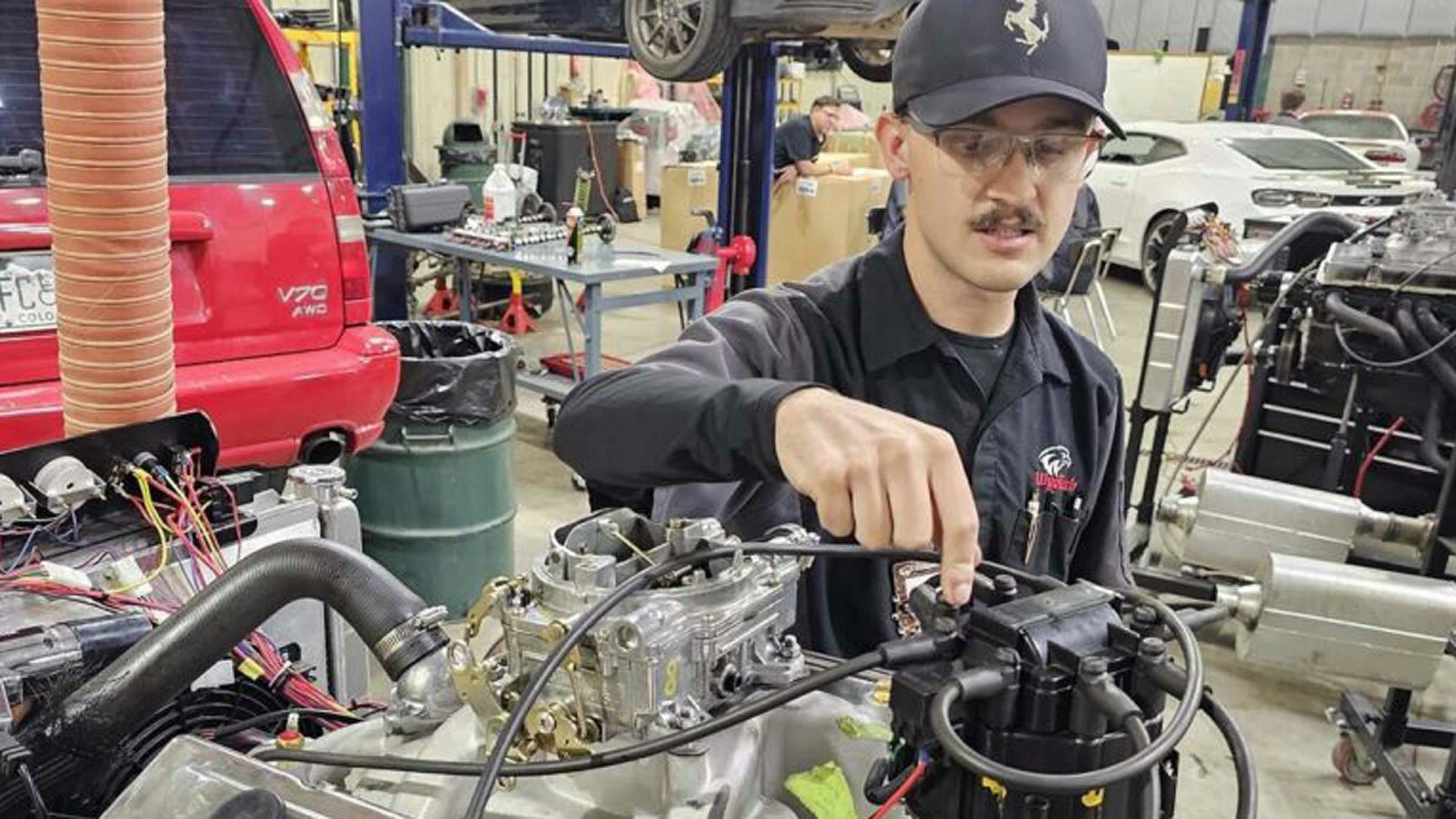 Danny Warner talks about a recent comp he did at WyoTech. He graduates in two weeks with a job at a Ferarri dealership in Denver.