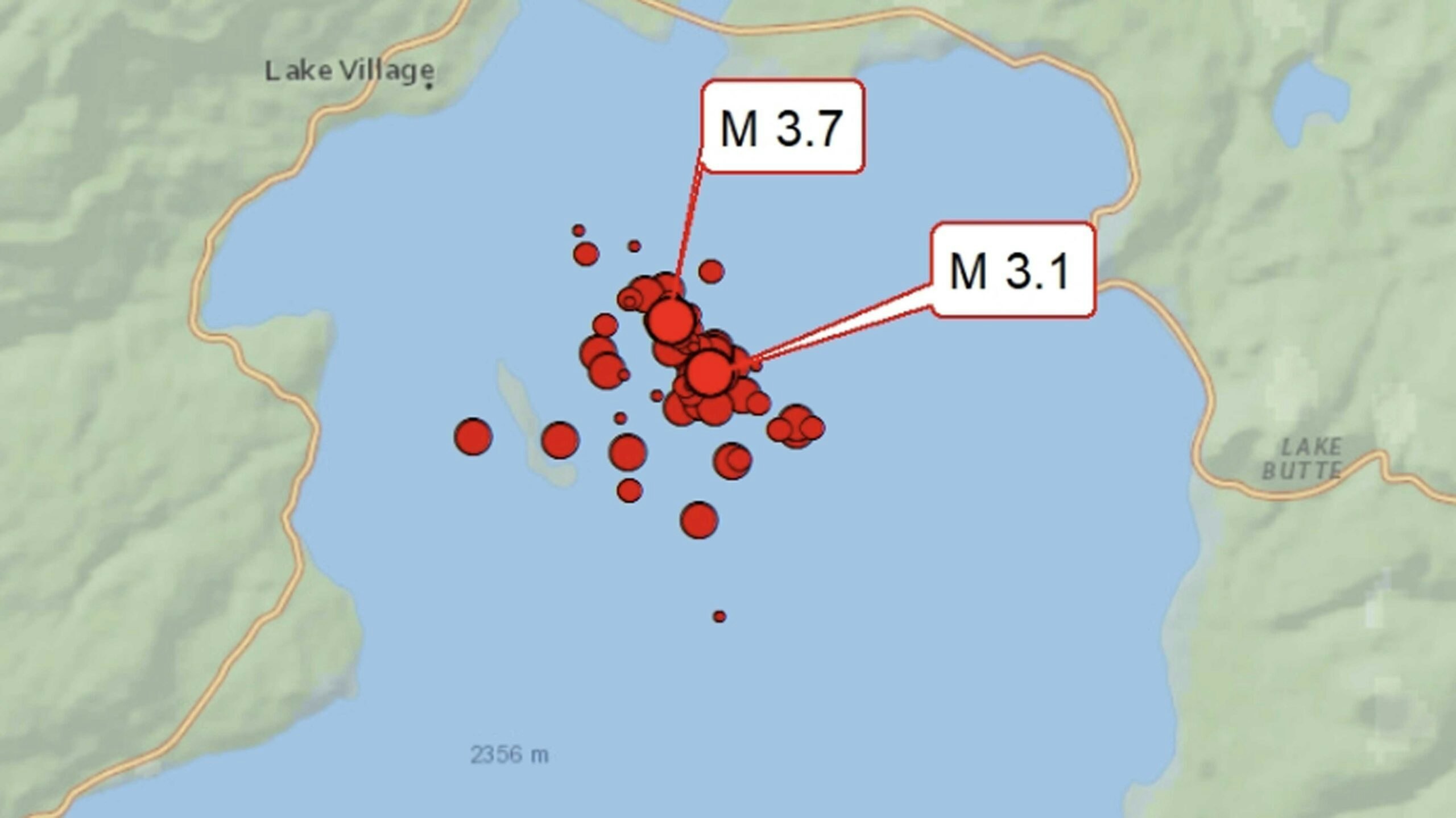 Yellowstone earthquake map 3 29 23 scaled