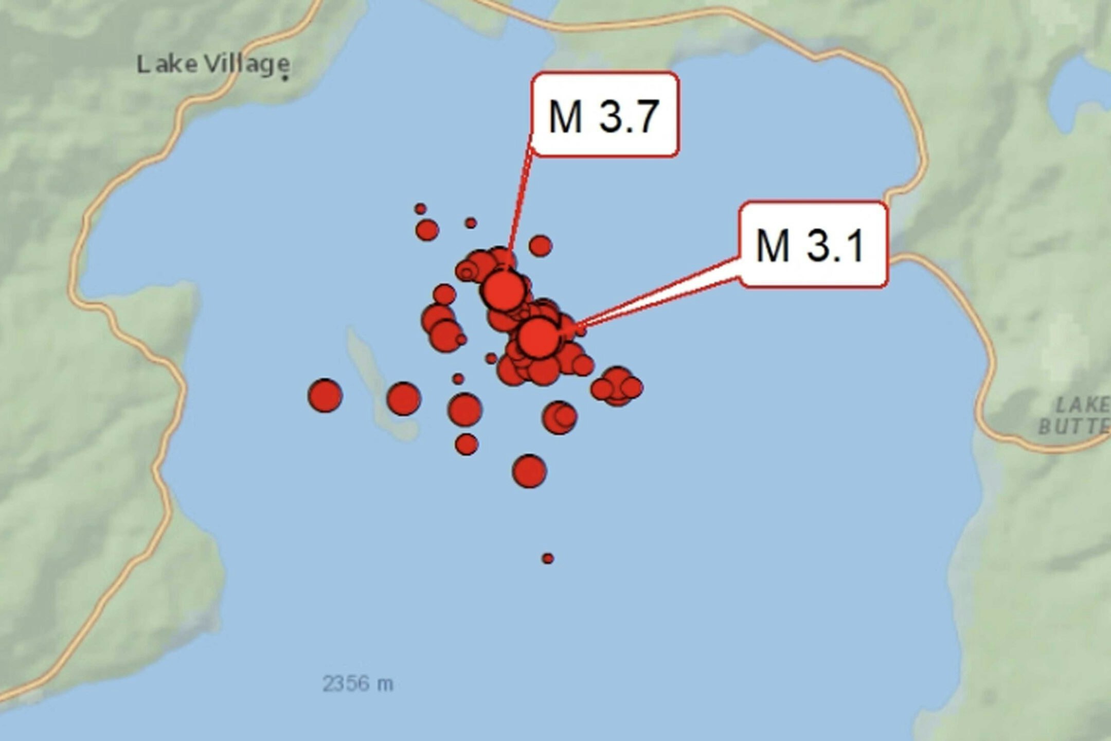Yellowstone earthquake map 3 29 23 scaled