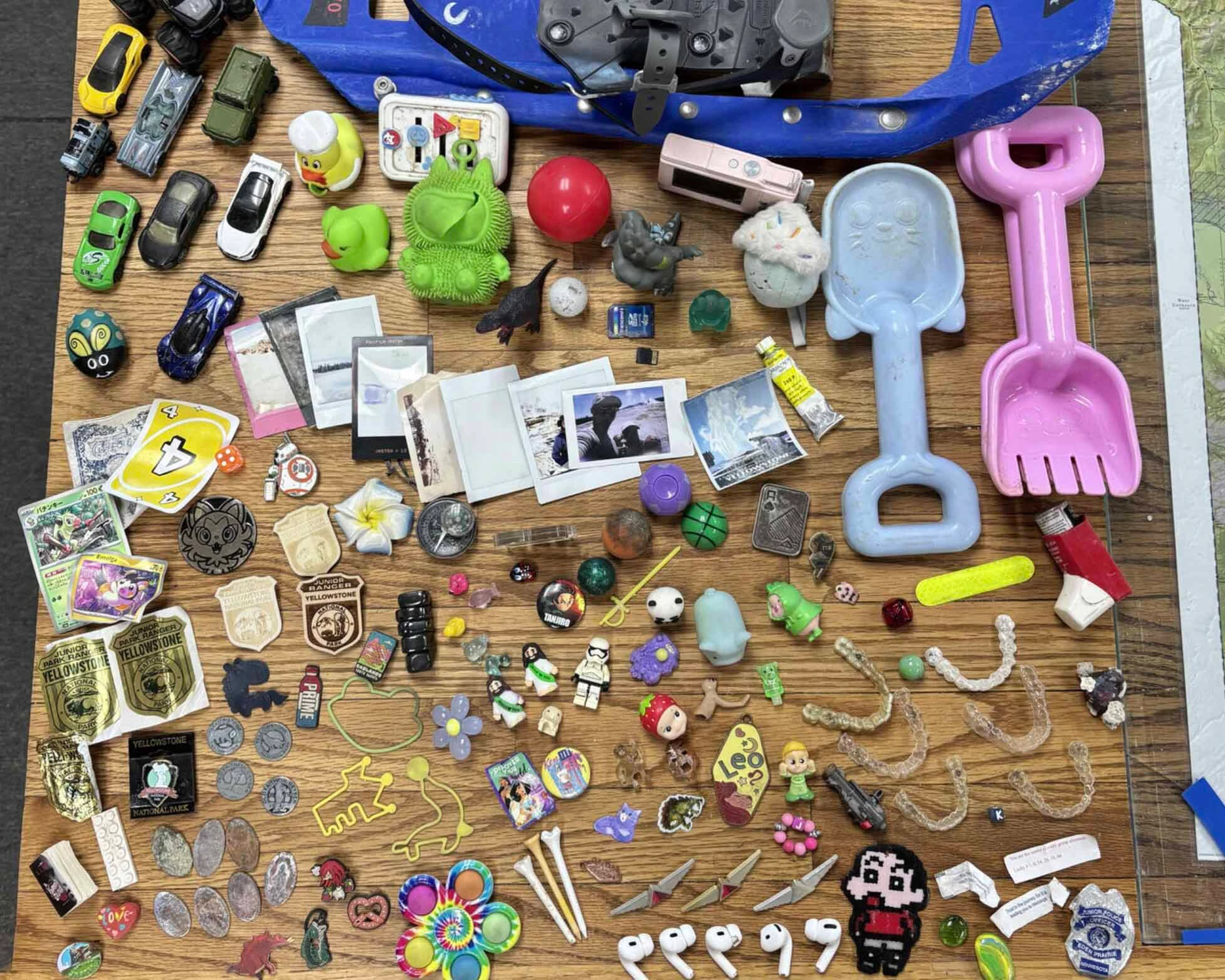 More bizarre Yellowstone National Park Geology Team finds from hydrothermal areas during the 2026 summer season—including golf tees, fortune cookie fortunes, AirPods, rubber ducks, and Invisalign retainers.