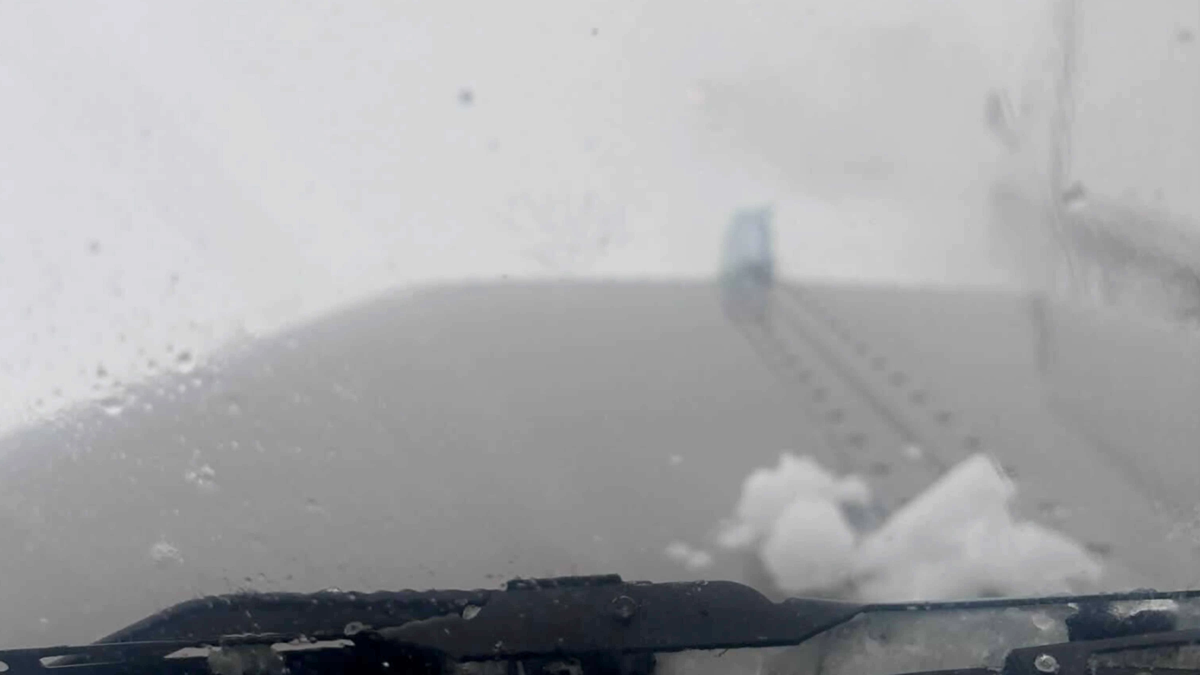 Trucker Zade Cyr was heading home to Rawlins when he got stuck "somewhere near the Continental Divide" on Interstate 80.
